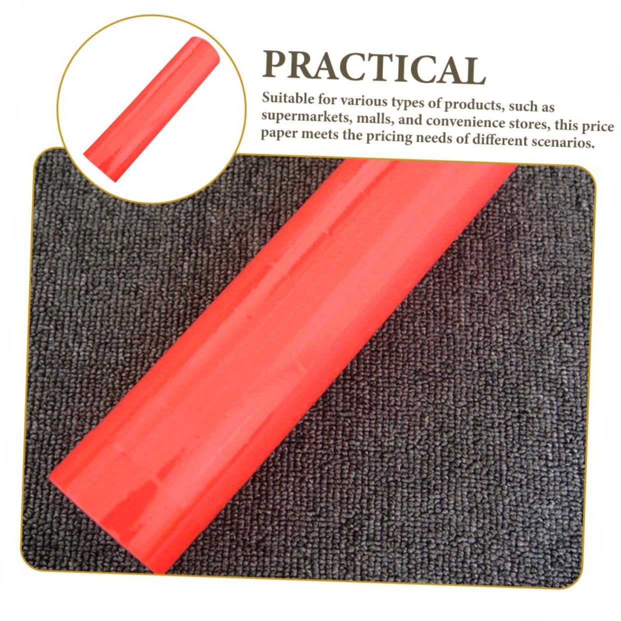 Gadpiparty 5 Ensembles Papier De Autocollants Adhésifs D'étiquette Vierge Autocollants D'étiquettes Vierges Pour Le Etiquette Adhésive Autocollant D'étiquette Adhésive 10 Rouleaux*5