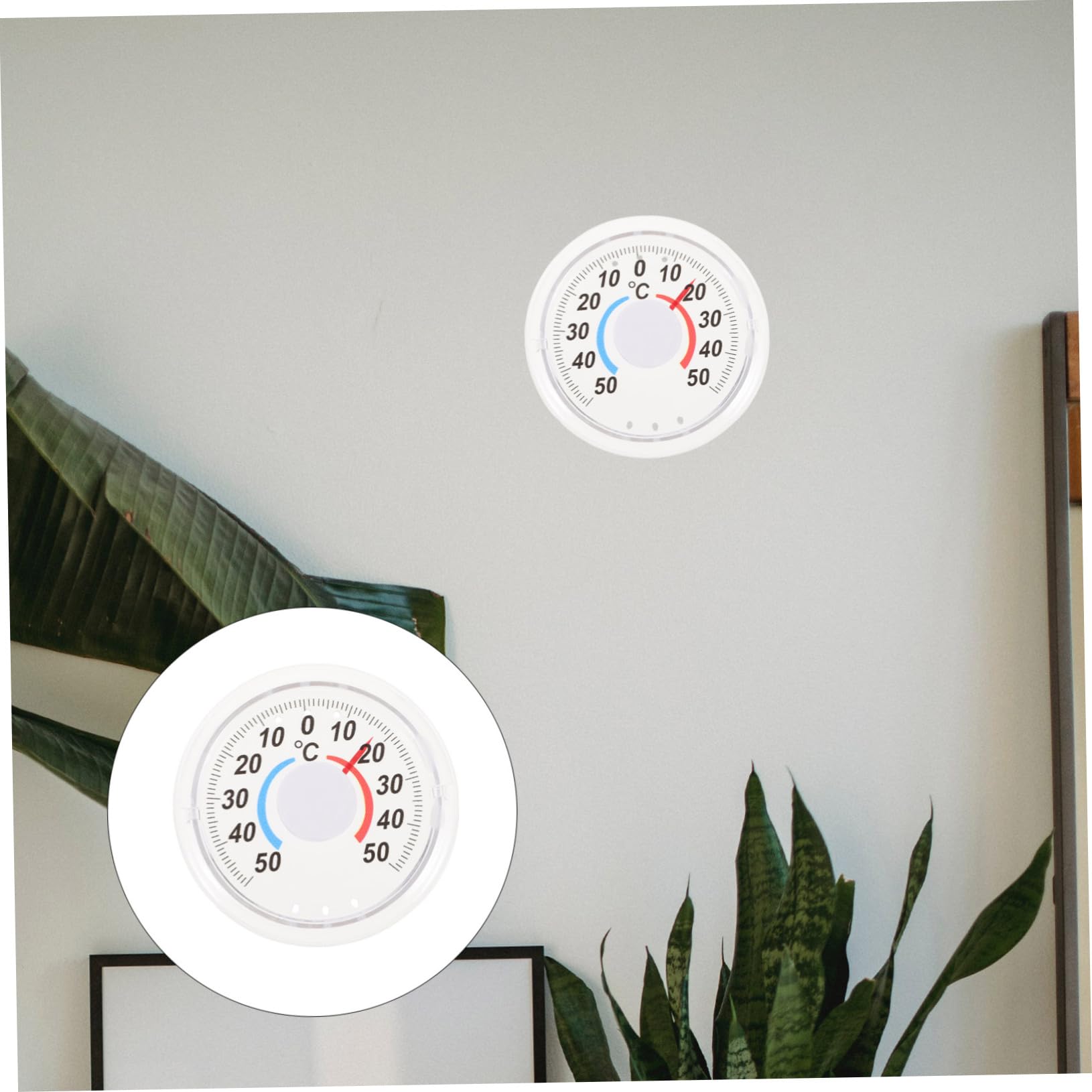 ibasenice 3 Set Termometro Per Il Freddo E Il Caldo Termometro Per Esterni Celsius Per Finestre Verticale Per Interni Da Appendere 3 pezzi * 3