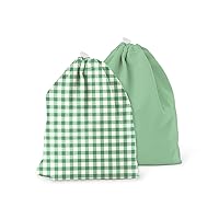 Vista 11 de Esembly Ditty Bag Duo - Bolsas húmedas reutilizables impermeables para pañales de tela, trajes de baño, artículos de tocador y aperitivos, juego