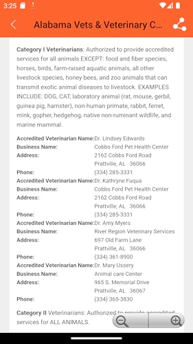 Veterinarians & Veterinary Clinics Listings USA : USDA Accredited Veterinarians Directory
