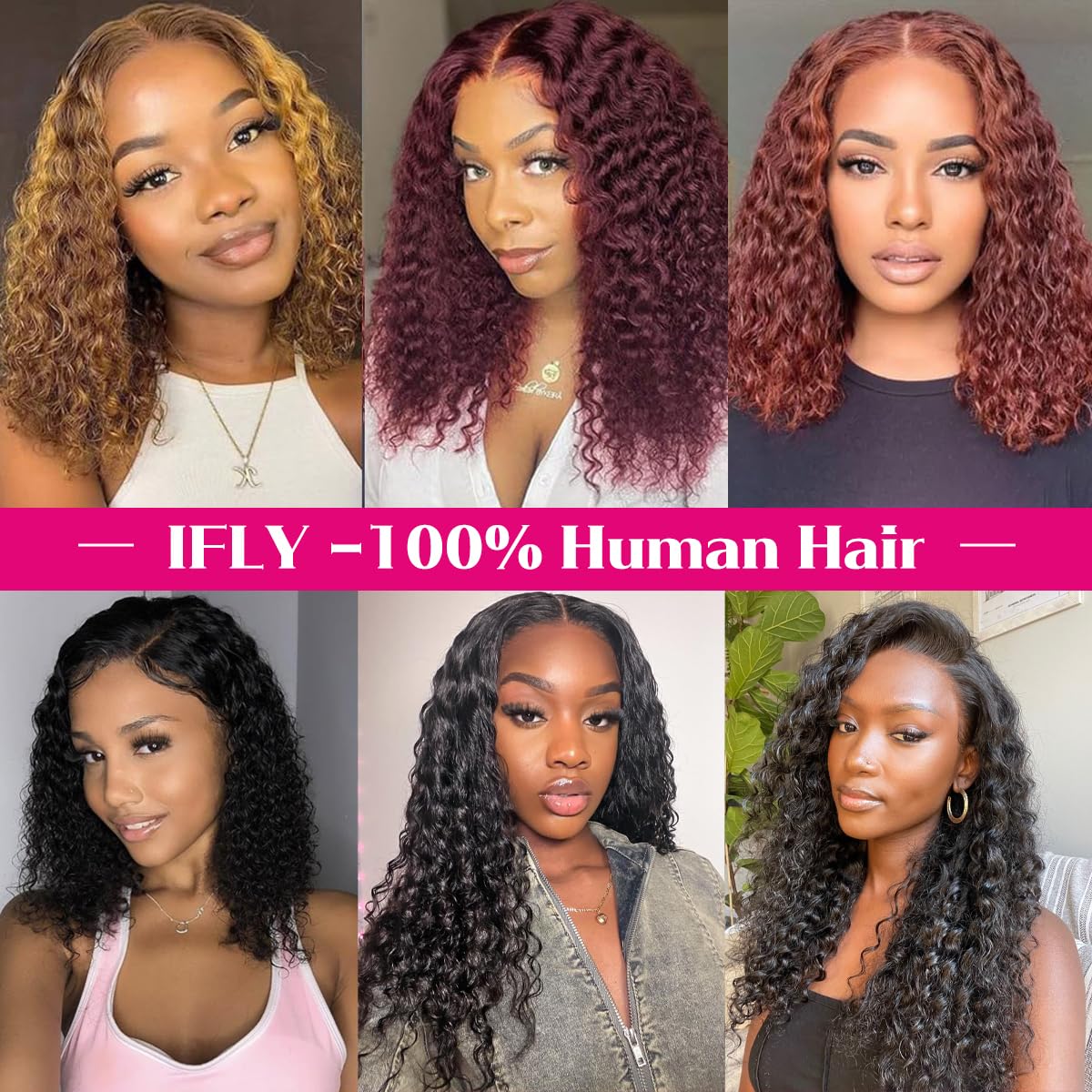 Human Hair Bundles Przedłużanie włosów ludzkich Hair Extensions Deep Wave Curly Unprocessed Brazilian Virgin Weave Bundles Human Hair Extensions for Women Natural Black 12 14 16 Inches 210g