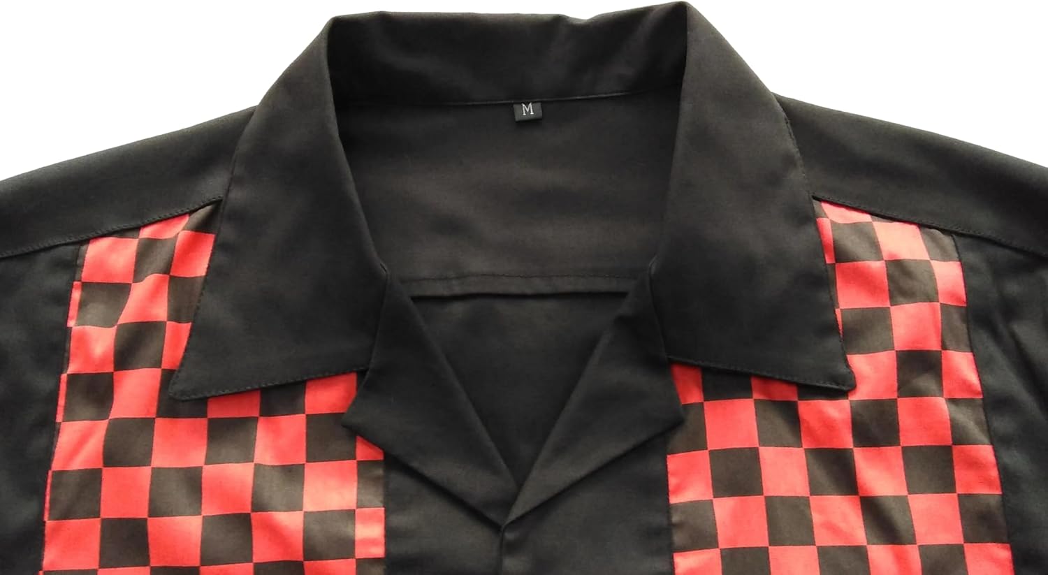 Anchor MSJ Men's 50s Retro Camp Rockabilly Style Cotton Mens Dress Shirts Hip Pop Bowling Shirts - Image 2