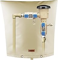 Vista 51 de Cubierta aislante de tubería para prevención de reflujo (5 °F) – Bolsa aislada para válvula de aspersor de riego – Cubierta de bomba de pozo de agua