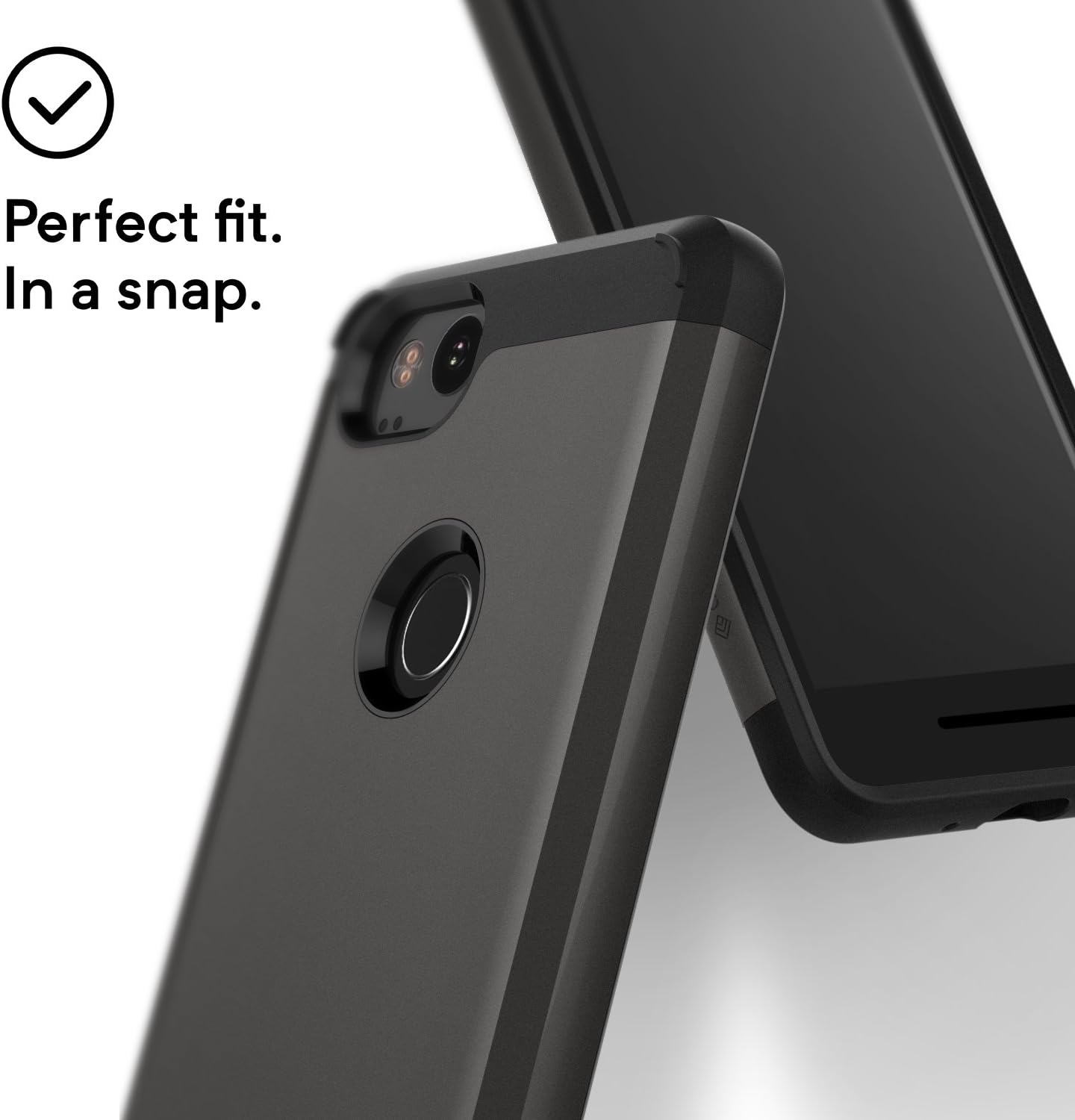 Caseology Legion for Google Pixel 2 Case (2017) - Reinforced Protection - Warm Gray