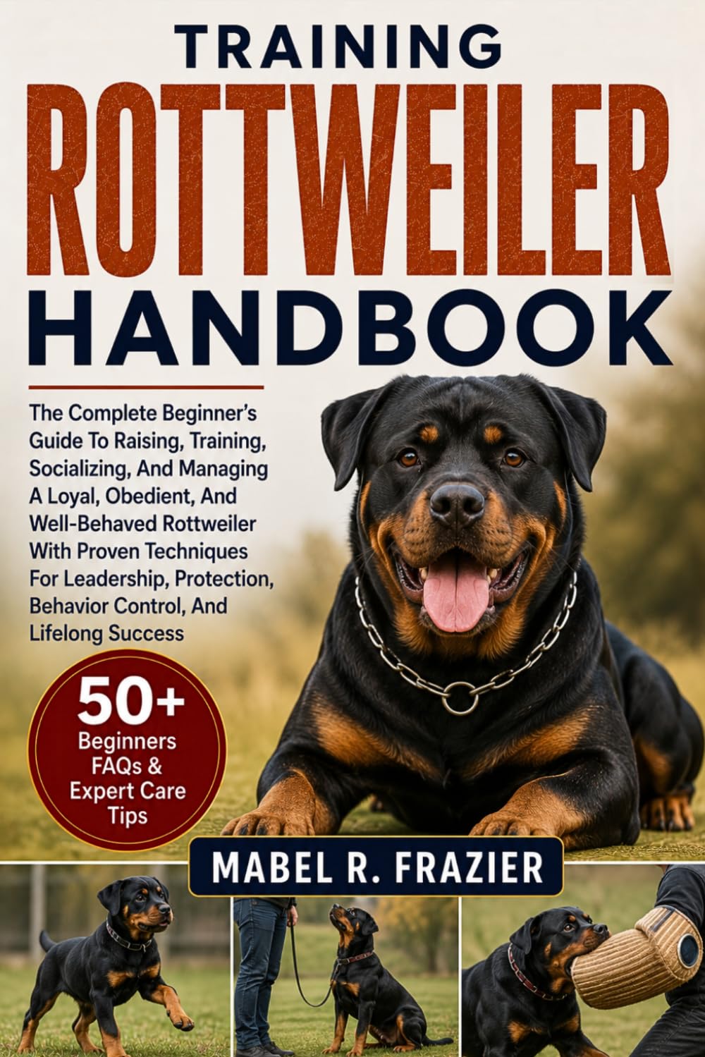 ROTTWEILER TRAINING HANDBOOK: The Complete Beginner’s Guide To Raising, Training, Socializing, And Managing A Loyal, Obedient, And Well-Behaved ... Behavior Control, And Lifelong Success