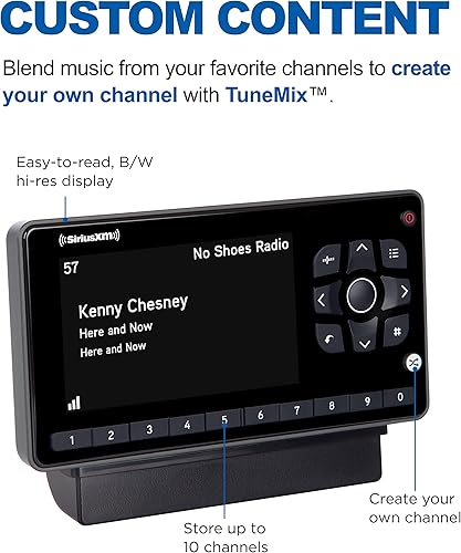Miniatura 5 de SiriusXM - Radio satelital SXEZR1H1 Onyx EZR con kit para el hogar