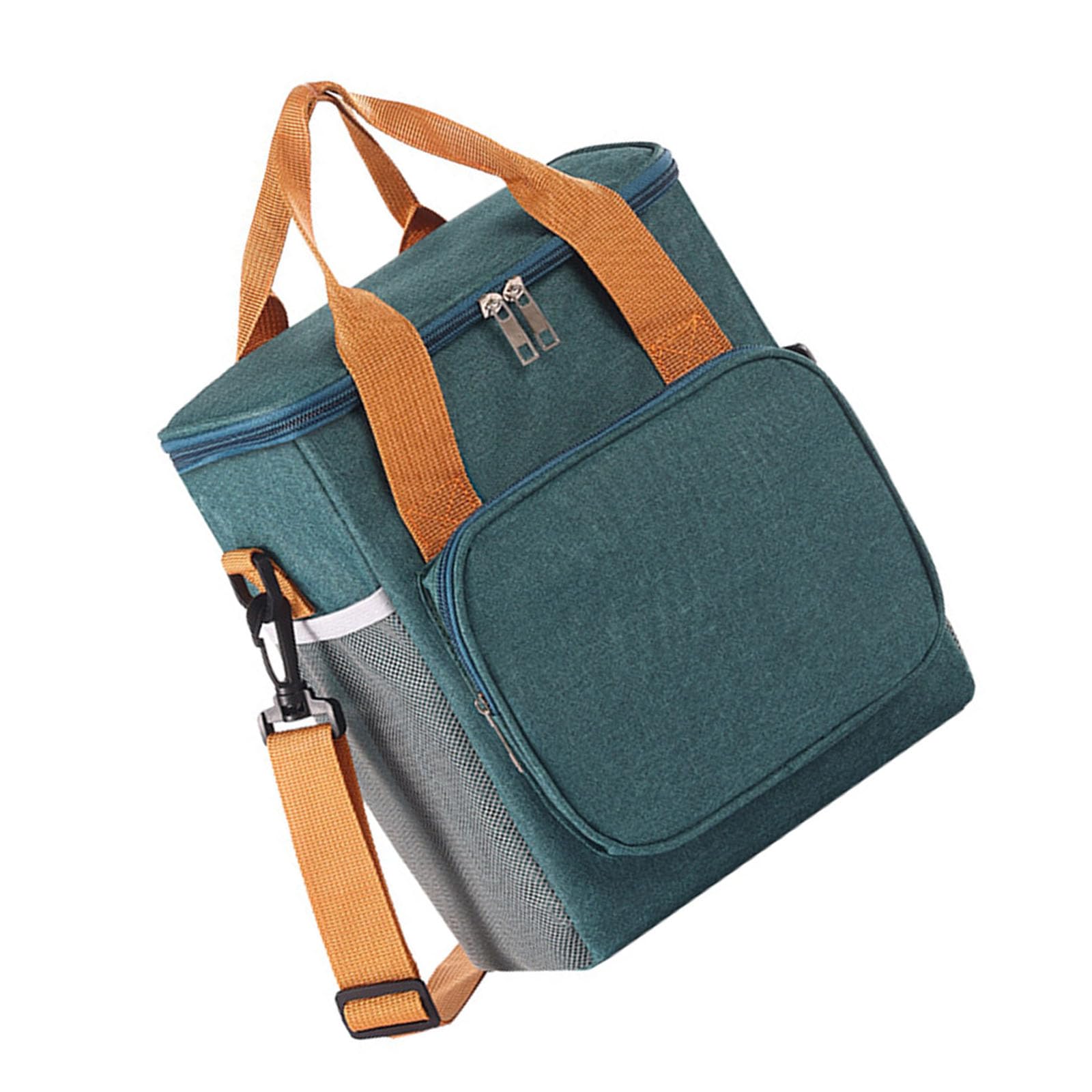 Elnwnnkc Layer Insulation Lunch Bag Waterproof Food Container with Removable Strap Leakproof Meal Box for Students Lunch Holder