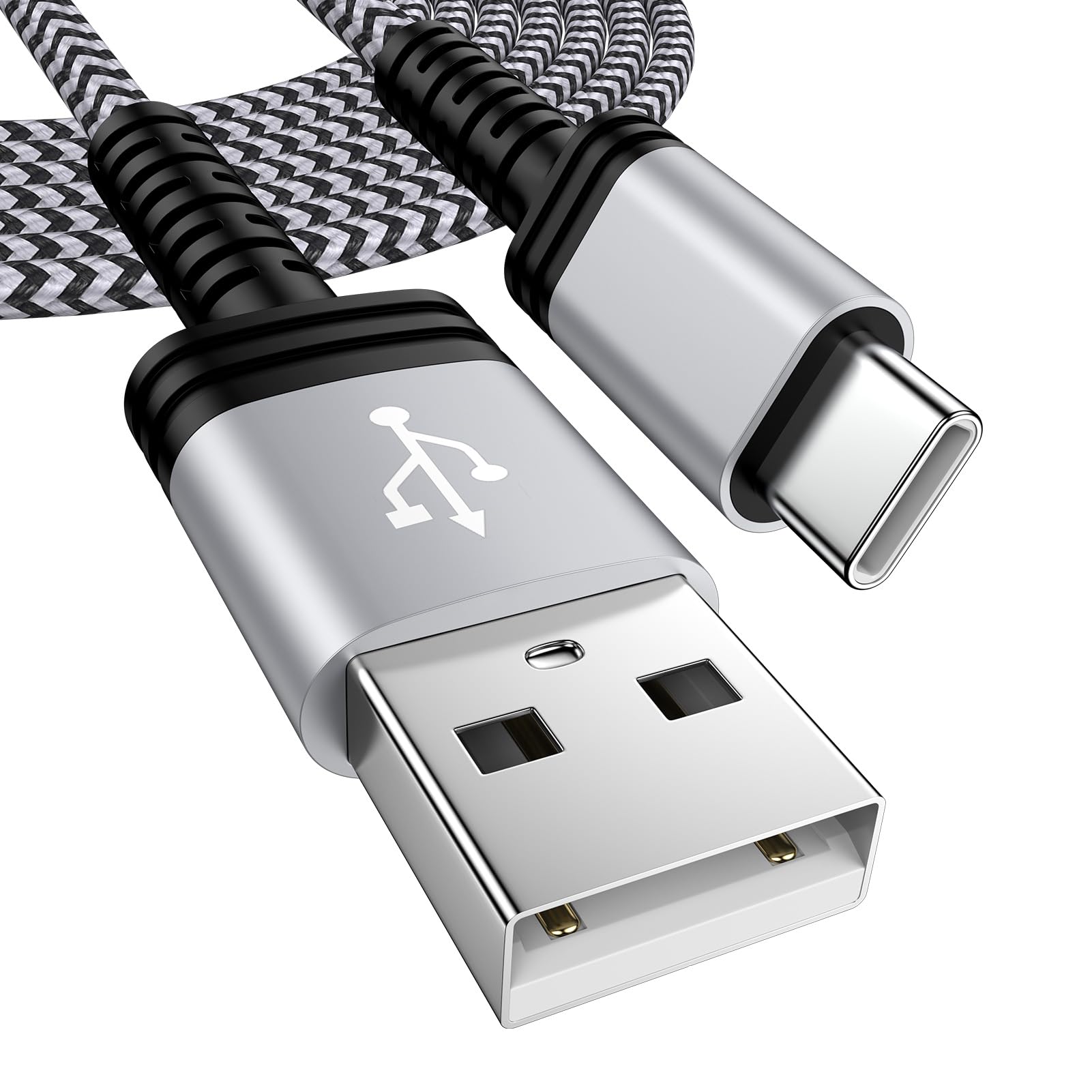 Cavo di ricarica da USB A a USB di tipo C Carplay per iPhone 17/17 Air/17 16 15 Pro/17 16 15 Pro Max/15 16 Plus, 0,9 m, 1,8 m, 3,1 A, cavo di ricarica USB-C per Samsung Galaxy S25 A1