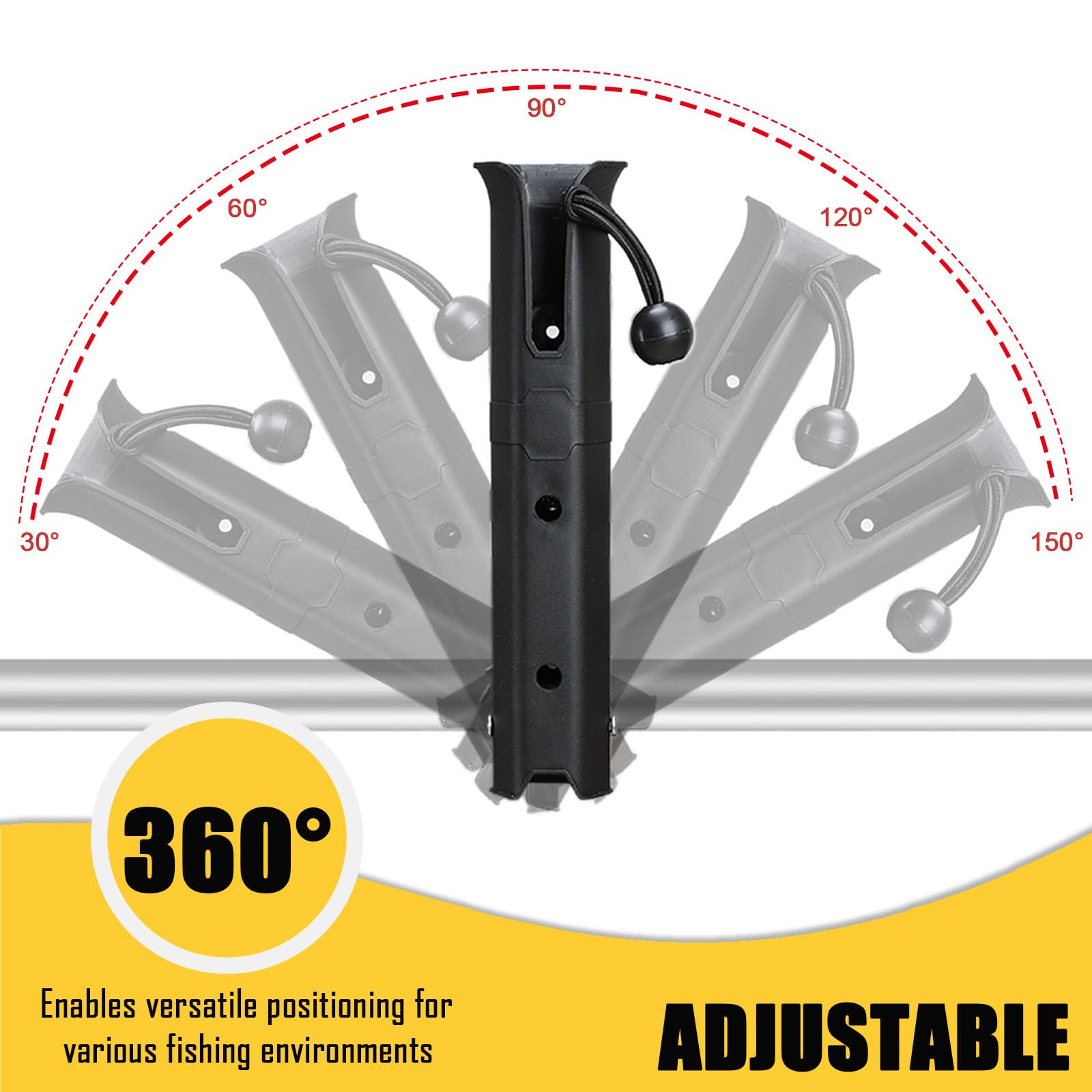 Organizzatore Acciaio Pesca Bikoney Accessori Da Pesca Attrezzi Supporto Per Canna Da Pesca