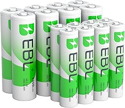 EBL AA and AAA battery set - 16 pieces, rechargeable batteries AA and AAA