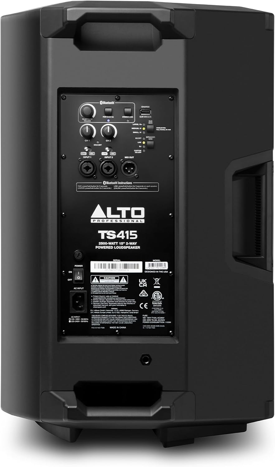 ALTO TS415 2500W 15" Powered PA Speaker with 3 Channel Mixer, Bluetooth Streaming, Wireless Loudspeaker Linking, DSP and ALTO App - Image 18