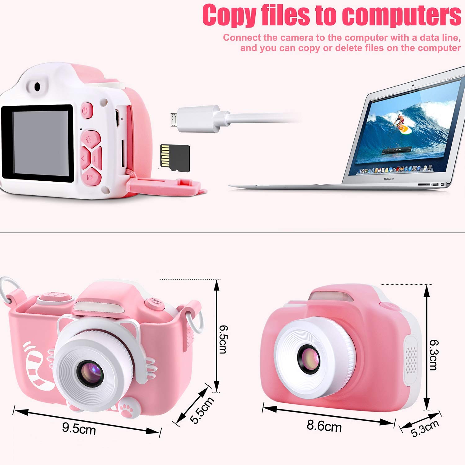 Microscope 2 En 1 Pour Enfants Avec Appareil Photo 500x Autofocus – Jouet Éducatif Licorne Pour Filles 3-12 Ans - 11