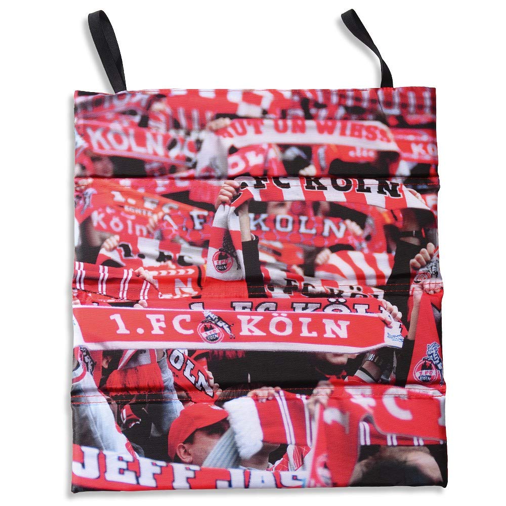 1. FC Köln Klappsitzkissen rot Sitzkissen Kissen Stadionkissen - Plus Lesezeichen I Love Köln