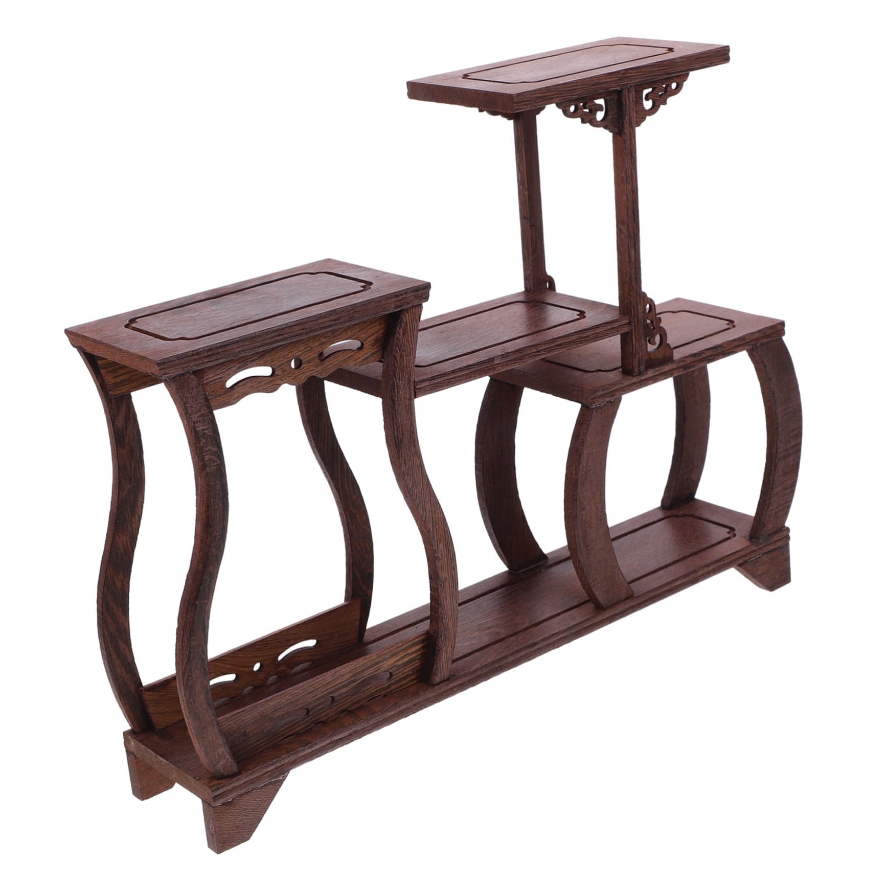Zerodeko Espositore da Collezione in Legno, Multistrato, Stile Cinese