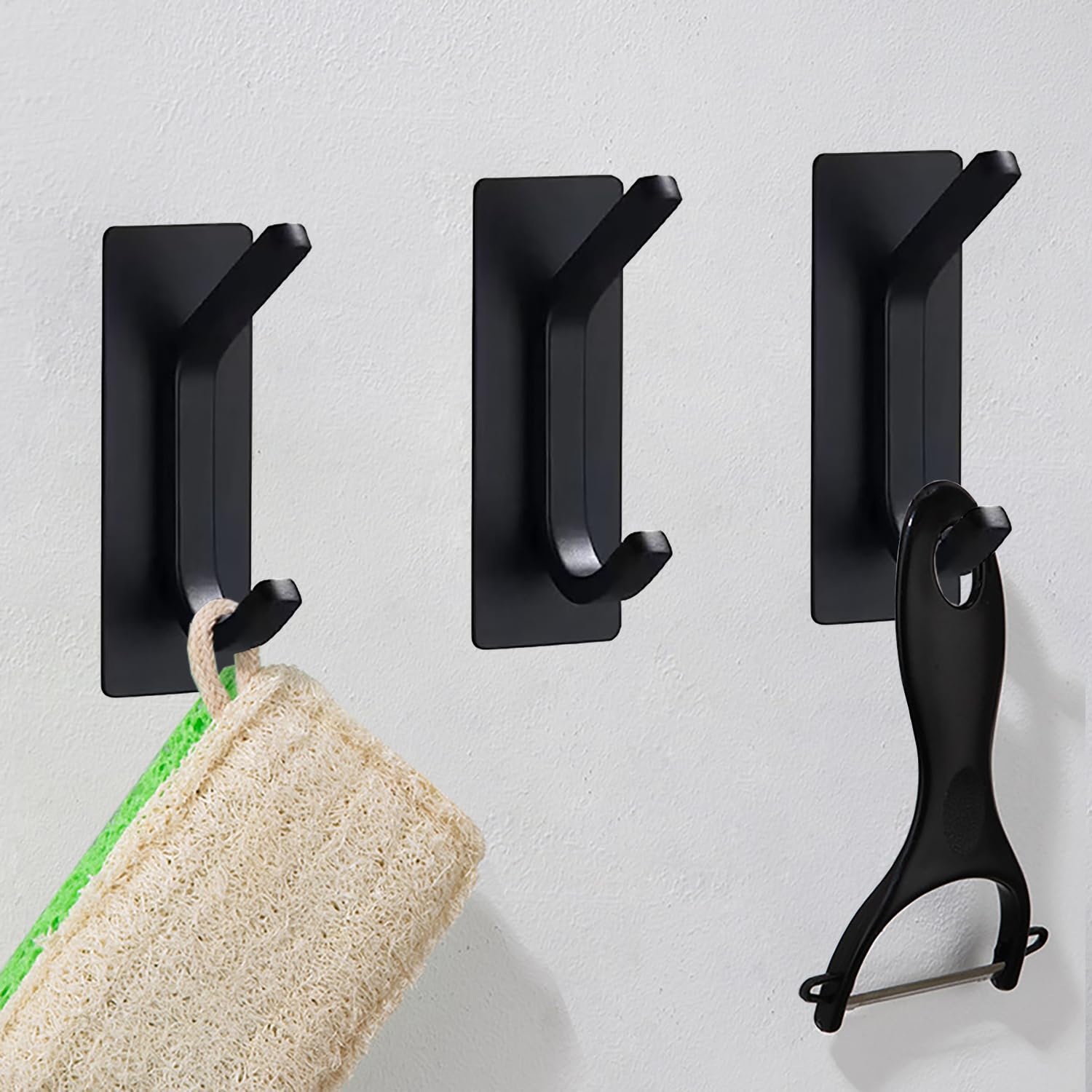 Ganci Adesivi Da Parete - 5 Pezzi In Acciaio Inox, Impermeabili, Per Cucina/Bagno - Foto 11