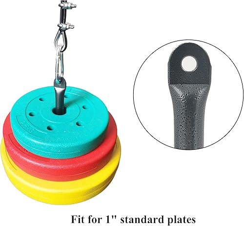 Miniatura 4 de J Bryant Fitness DIY - Polea de carga para máquina de cable, brazo bíceps, tríceps, bláster, entrenamiento de fuerza de mano, equipo de