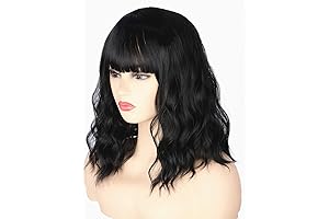 Sleek and Stylish: 14 inch Black Bob Wig for Unmatched Versatility