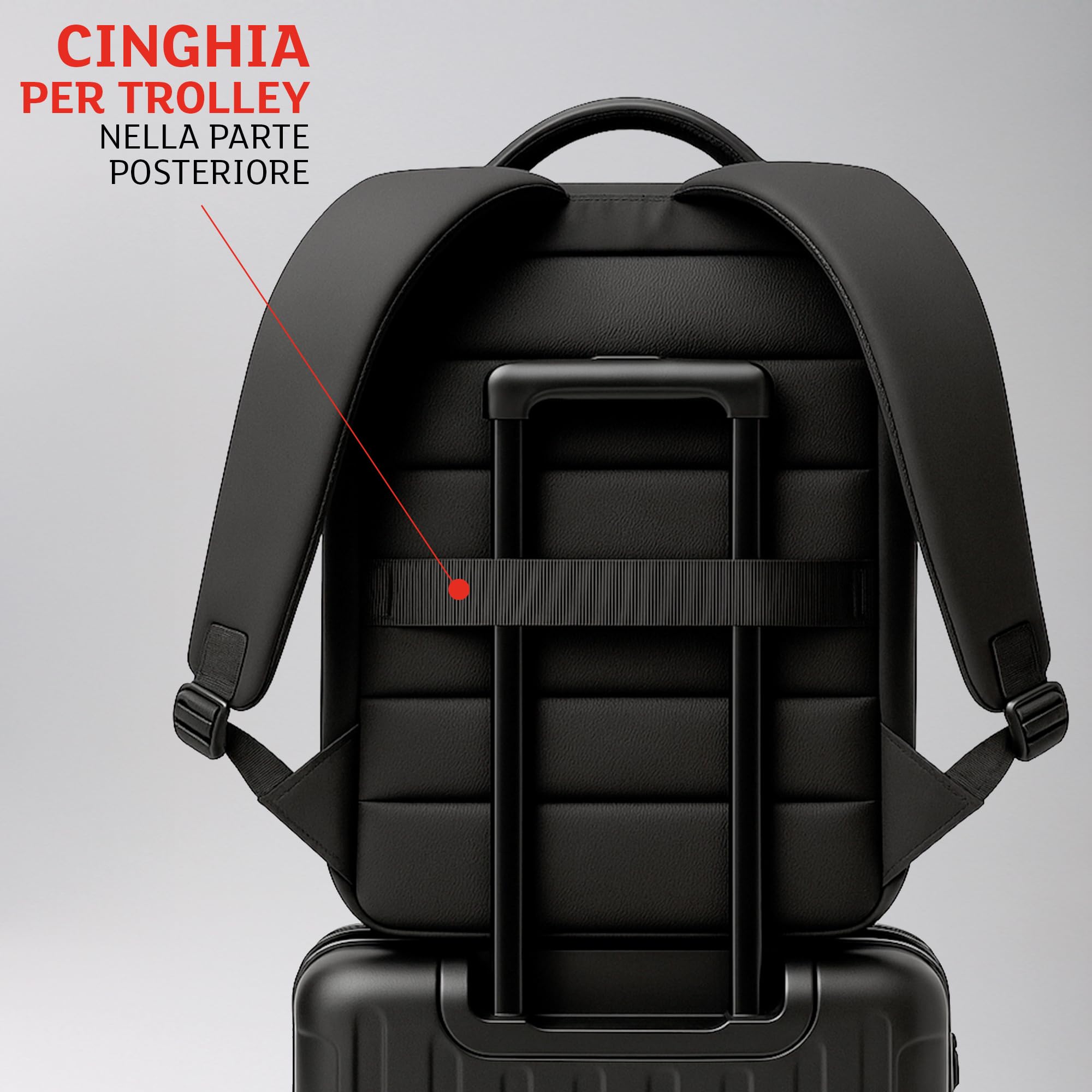Lavatelli, Zaino Sottovuoto Ryanair 40x30x20 cm + Pompa Ricaricabile USB-C + 2 Sacchetti sotto vuoto Travel 40x45 cm| Vac-u-Bag, Bagaglio a Mano EasyJet Low Cost | Zaino Premium da Viaggio, Cabina