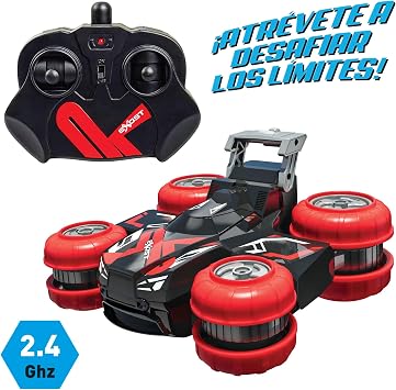 Bizak Exost Turbo Slide Stunt Car with Rotating Wheels and Range up to 25 Metres, from 5 Years (62000271)