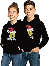 United Labels The Grinch Hoodie for Boys and Girls - Children's Hoodie Pullover with Hood Sweatshirt Black