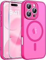 Vista 20 de FNTCASE - Funda para iPhone 15, iPhone 14 y iPhone 13, magnética, translúcida, fina y antigolpes, protección de grado militar, resistente a caídas