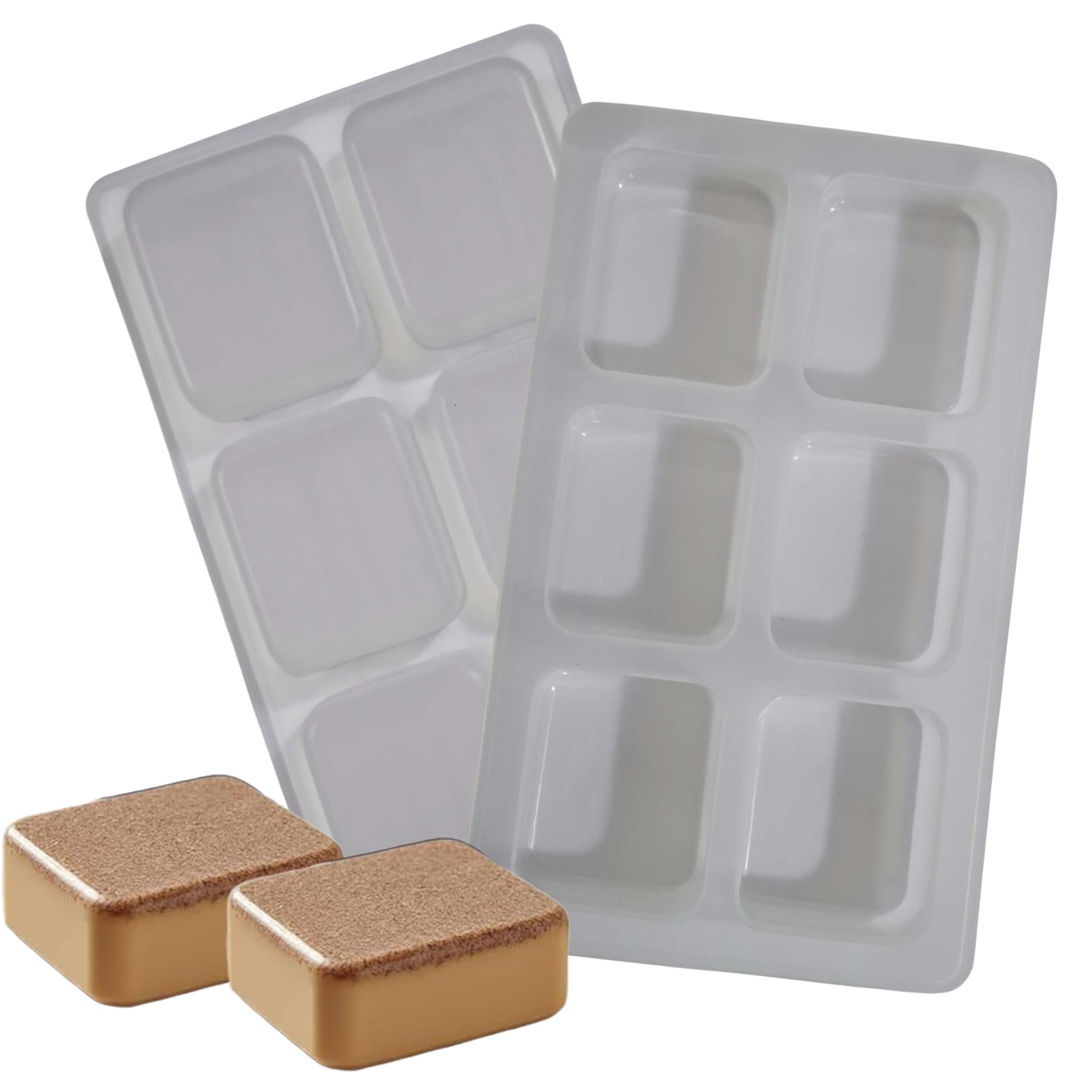 Moldberry Silicone Soap Mould 6 Cavity | Rectangle Soap Making Mold | DIY Handmade Soap, Chocolate, Resin Mold | Non-Stick, Reusable, Food Grade | Pack 1-image-8
