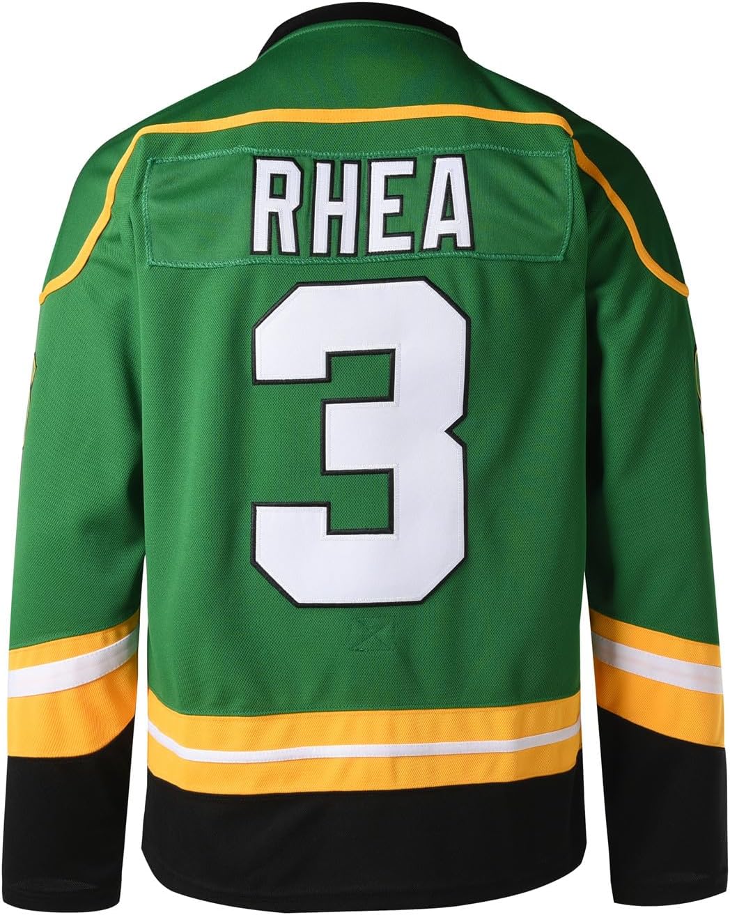 Men's Ross The Boss #3 Rhea Hockey Jersey St John's Shamrocks Ice Hockey Shirts with EMHL Patch