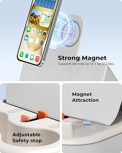 Miniatura 5 de Viozon Almohada con soporte para tableta, compatible con teléfonotableta de 4 a 13 pulgadas, iPad, iPhone, Samsung, Kindle, Google, soporte