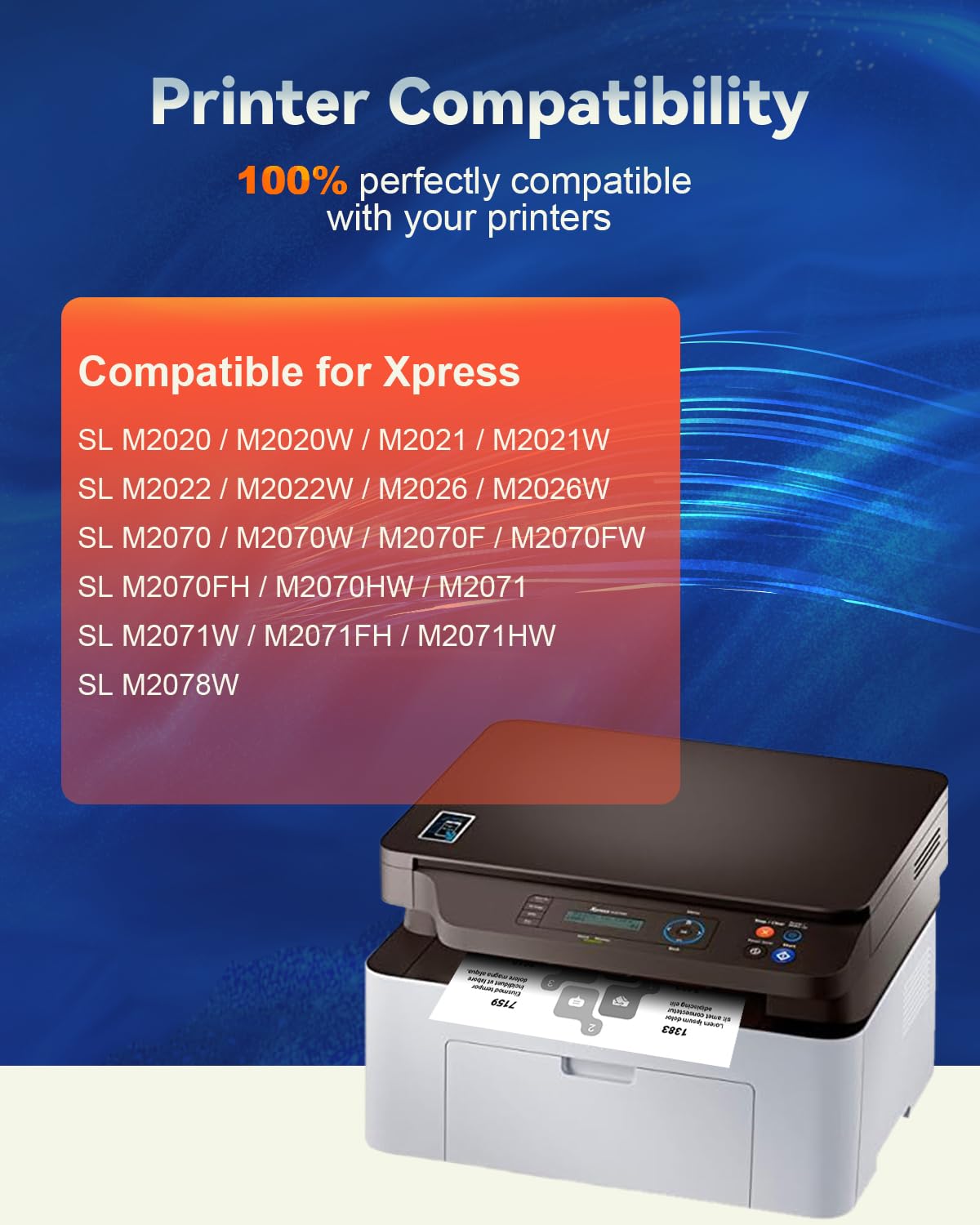 Skydo 111S MLT-D111S Compatibile per Samsung D111S MLT-D111L Toner per Xpress M2026W M2026 M2070FW M2070 M2070W M2070F M2020 M2020W M2021 M2021W M2022 M2022W M2071 M2071W M2078W (2 Nero)