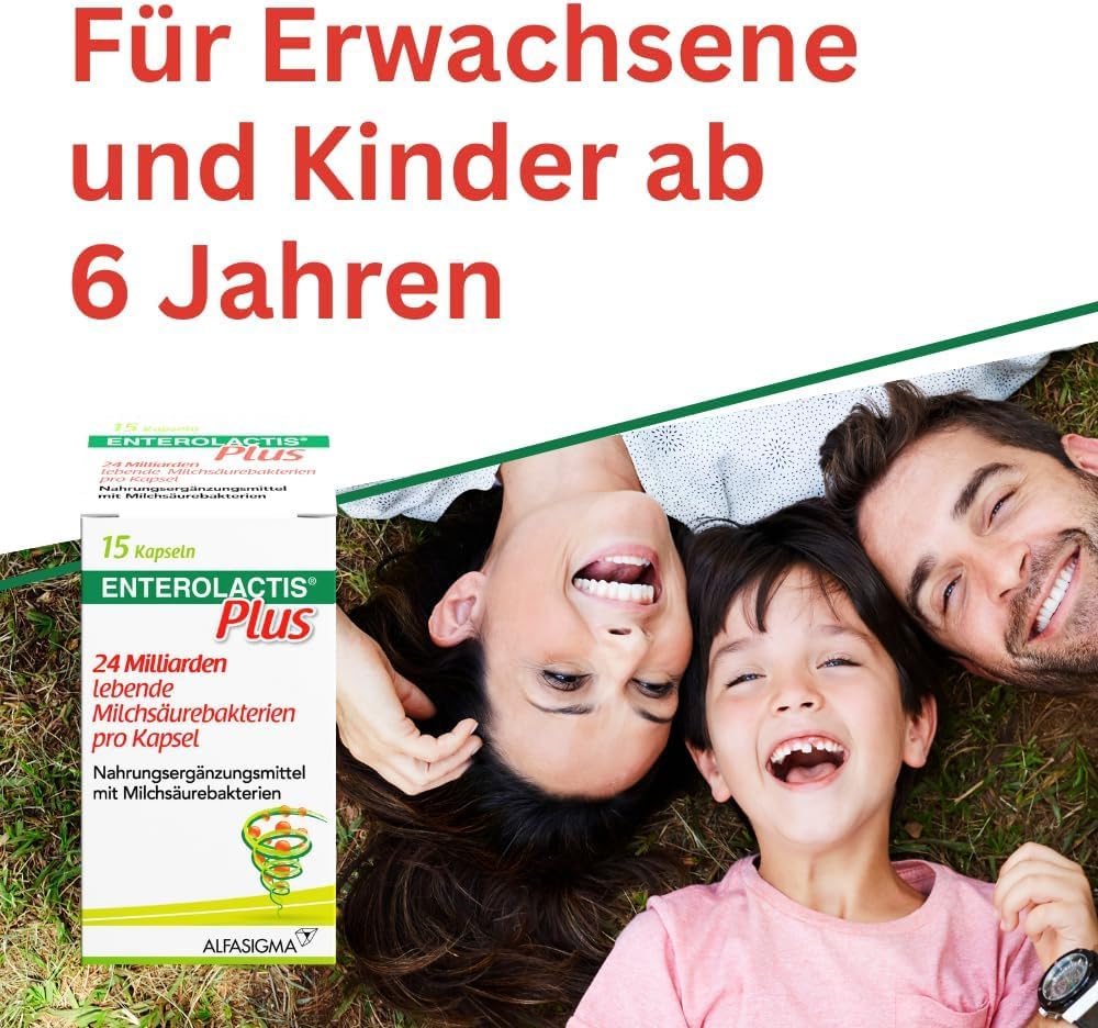 2X ENTEROLACTIS PLUS 30 CAPSULE - Integratore Fermenti Lattici Vivi - 60 CPS