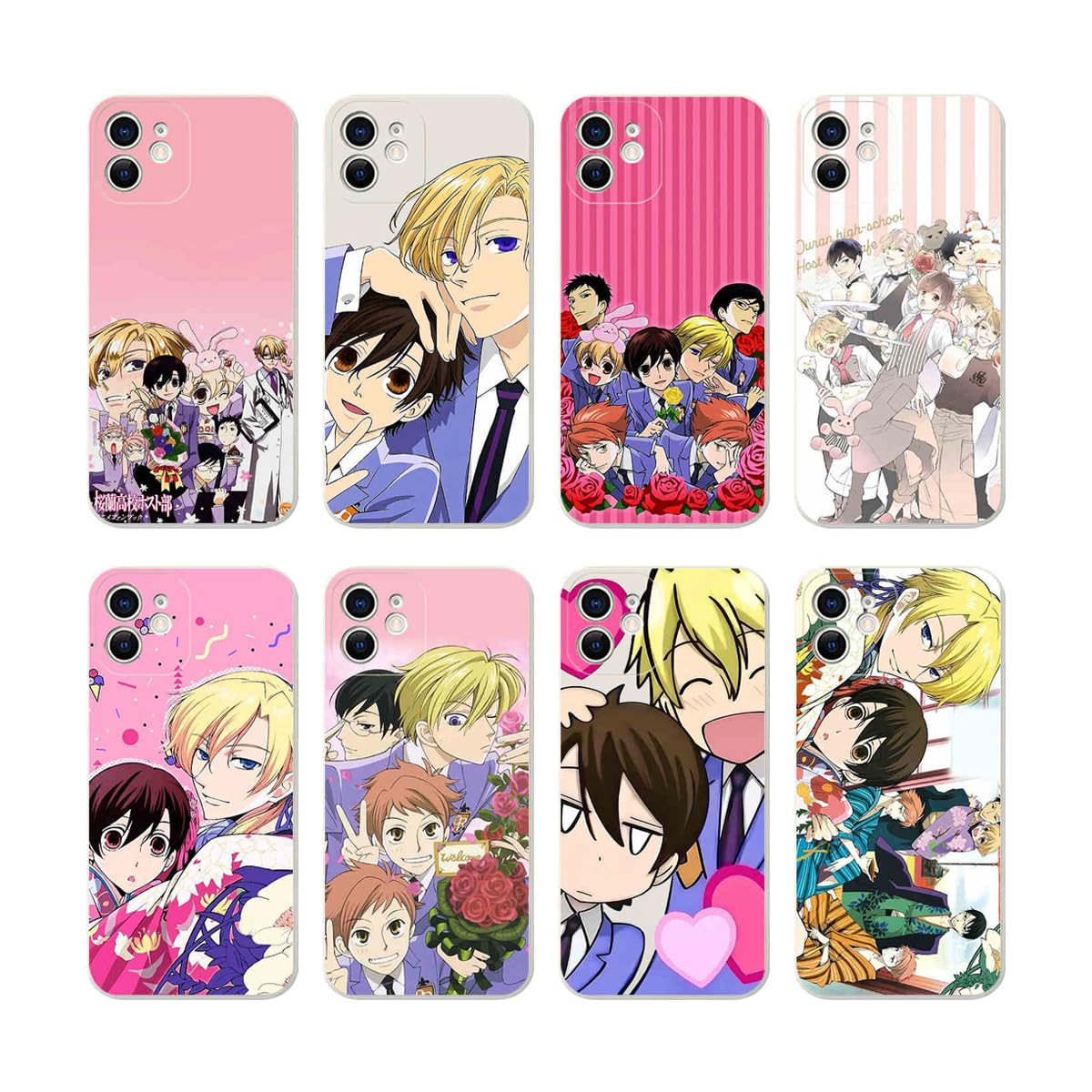 Amazon.co.jp: 桜蘭高校ホスト部 スマホケース 藤岡ハルヒ 須王環 鳳鏡