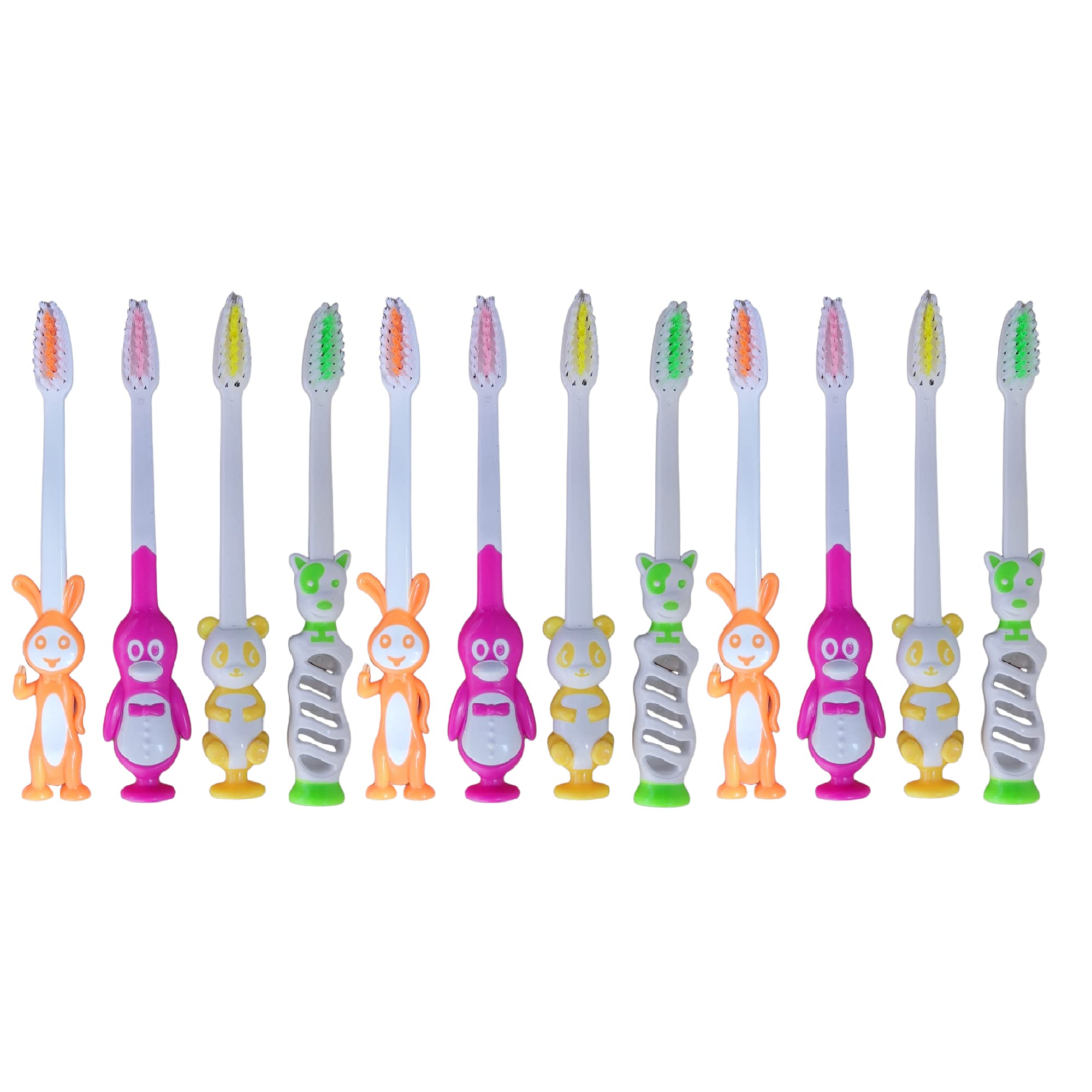 PONGA Cartoon Kids Soft Bristles Toothbrush (Pack of 12) Multicolour (B09H22RFSJ) Amazon Price History, Amazon Price Tracker