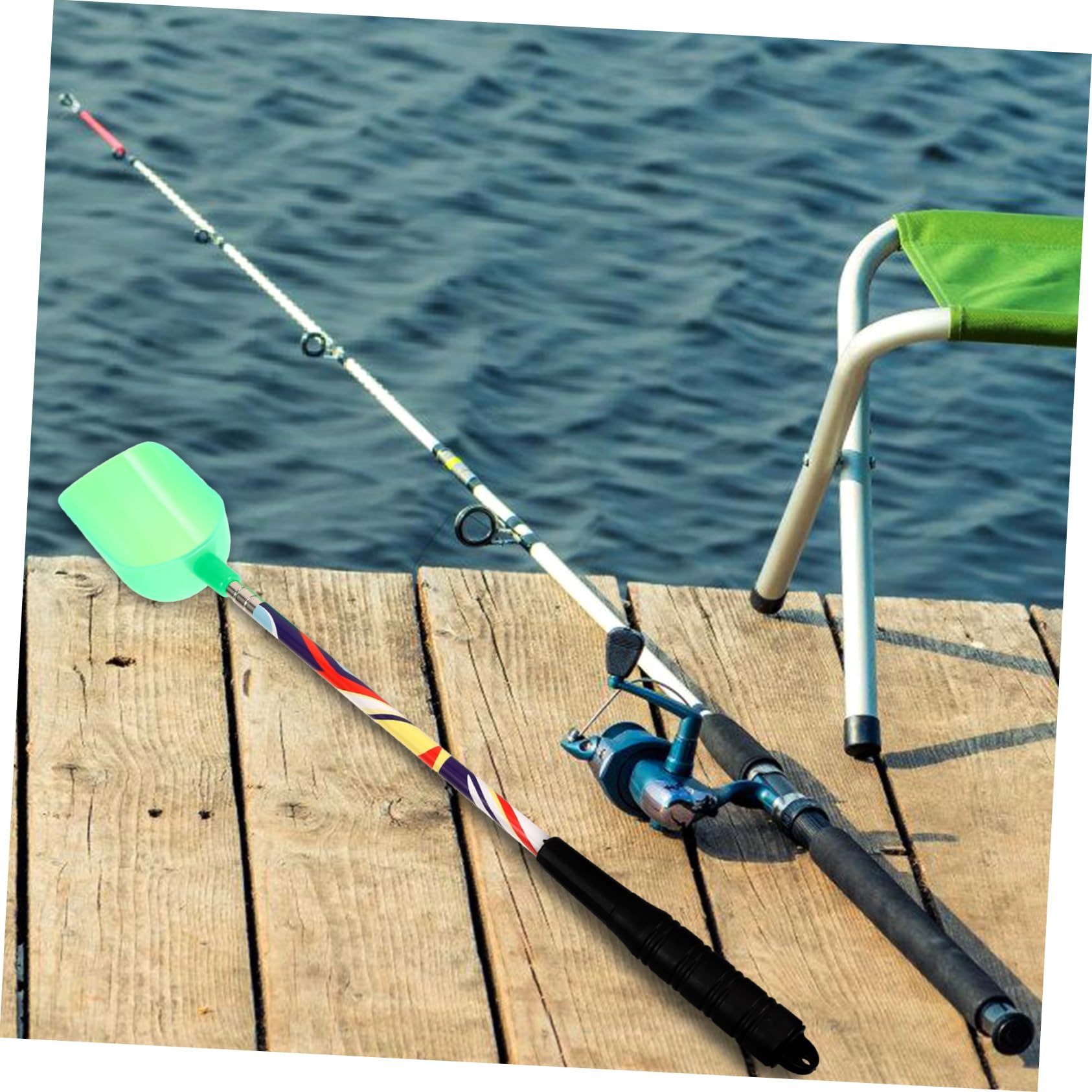 Sosoport 6 Pcs Matériel De Pêche Feeder De Pêche Outil D'Appât De Matériel De Cuillère À Appât Leurre Titulaire Chargeur Titulaire Appât Piège e Appât Scoop