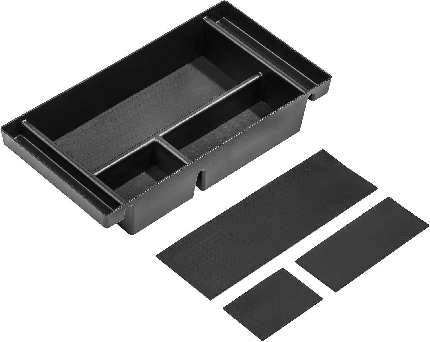 Vehicle OCD - Center Console Organizer Tray for Chevy Silverado 1500 / GMC Sierra 1500 (2019-2021) and 2500/3500 HD (2020-2023) (Full Console w/Bucket Seats ONLY) - Made in USA