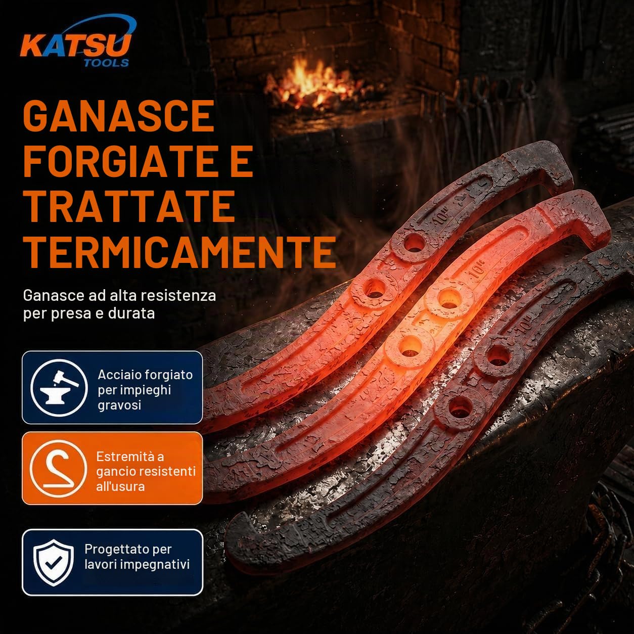 KATSU Estrattore Idraulico per Ingranaggi 5 Ton con Pompa Manuale, Split-Unit Puleggia Idraulica Manuale Estrattore Cuscinetto Mozzo Ruote Seperatore del Motore 450580