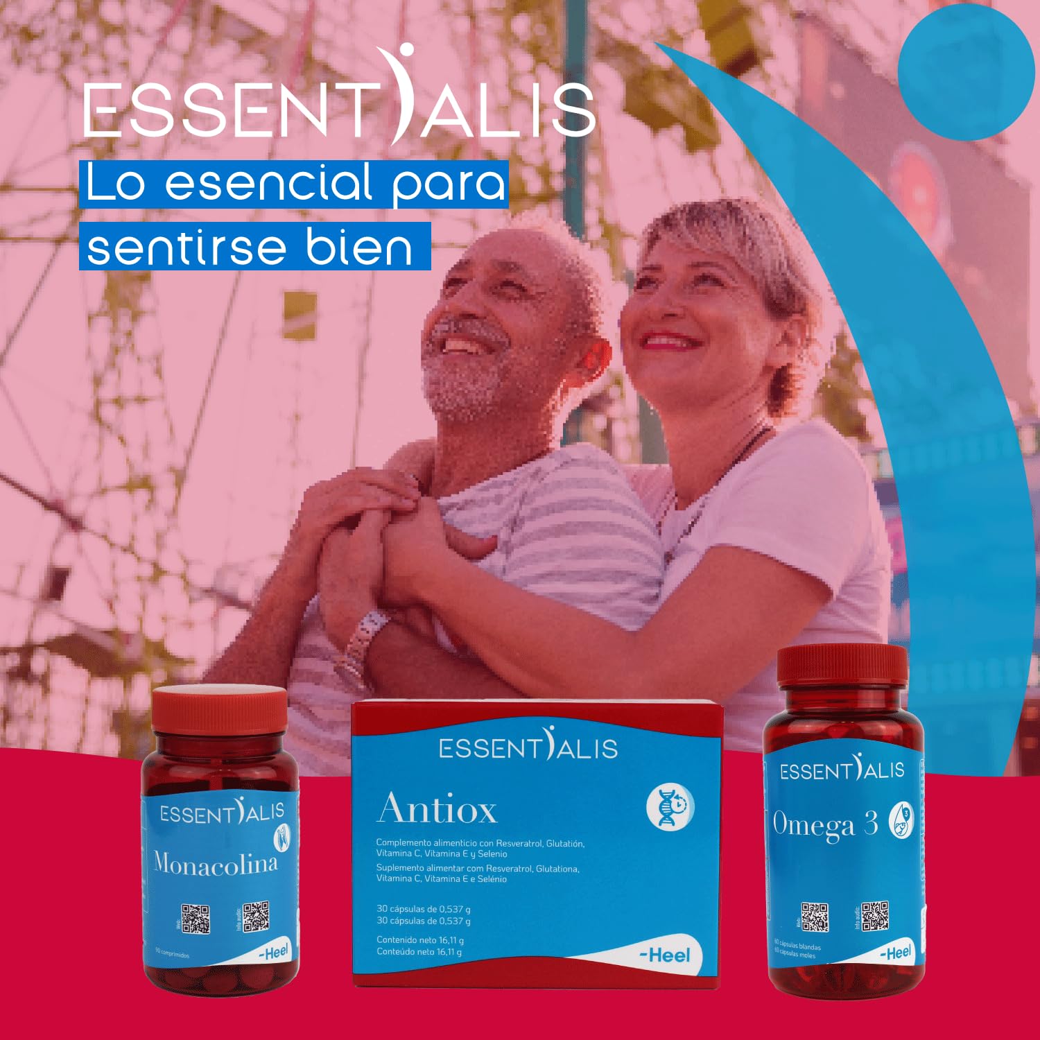 HEEL ESSENTIALIS ANTIOX 30 COMP. - Zubereitung in Tabletten für die regelmäßige Einnahme, geeignet für diejenigen, die nachhaltig auf ihr Wohlbefinden einwirken möchten, Box mit 30 Tabletten und