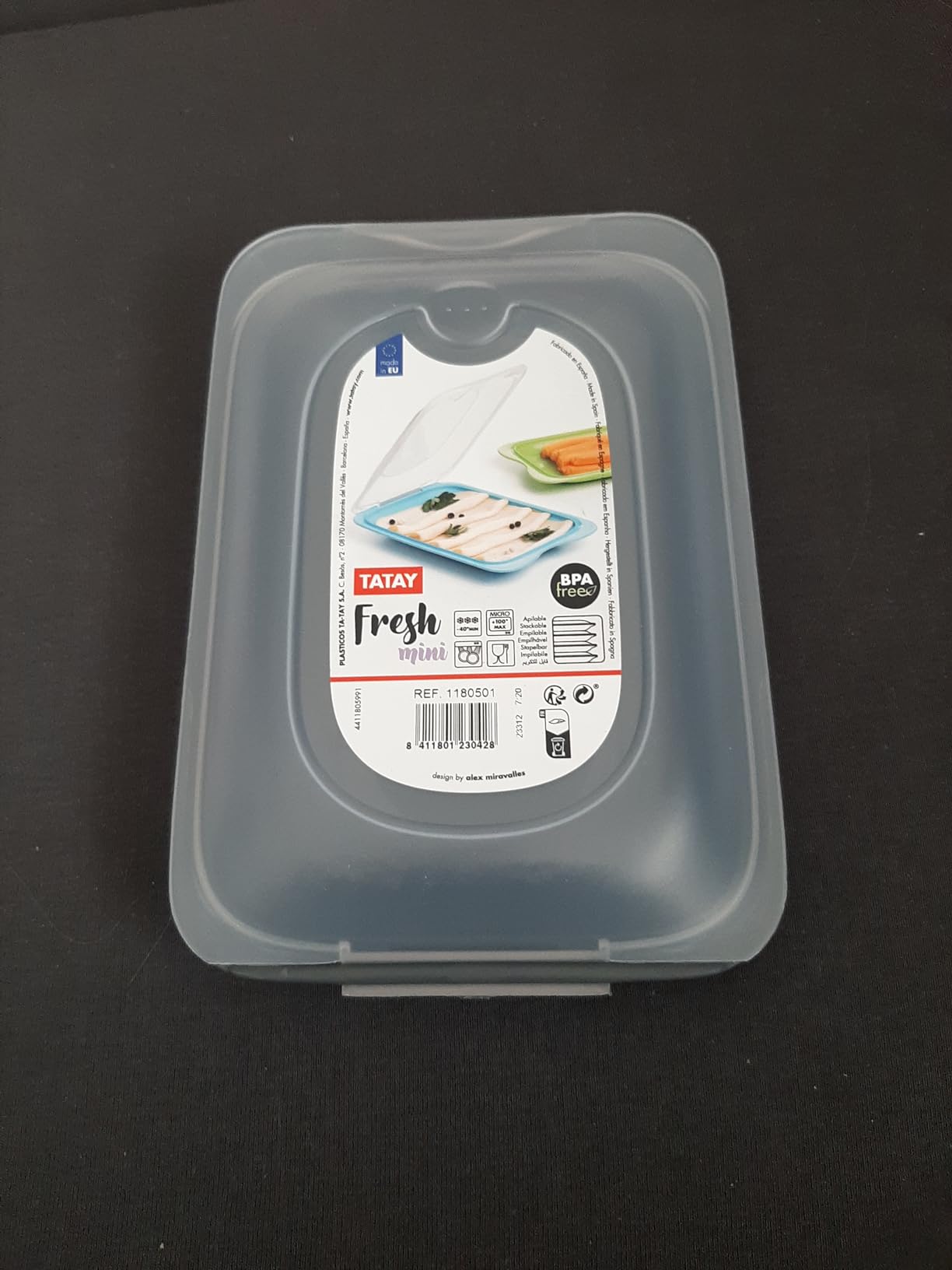 TATAY 3er-Set Frischhaltedosen Mit Vakuum-Druckdeckel – BPA-frei, Mikrowellen- & Spülmaschinengeeignet, Blau