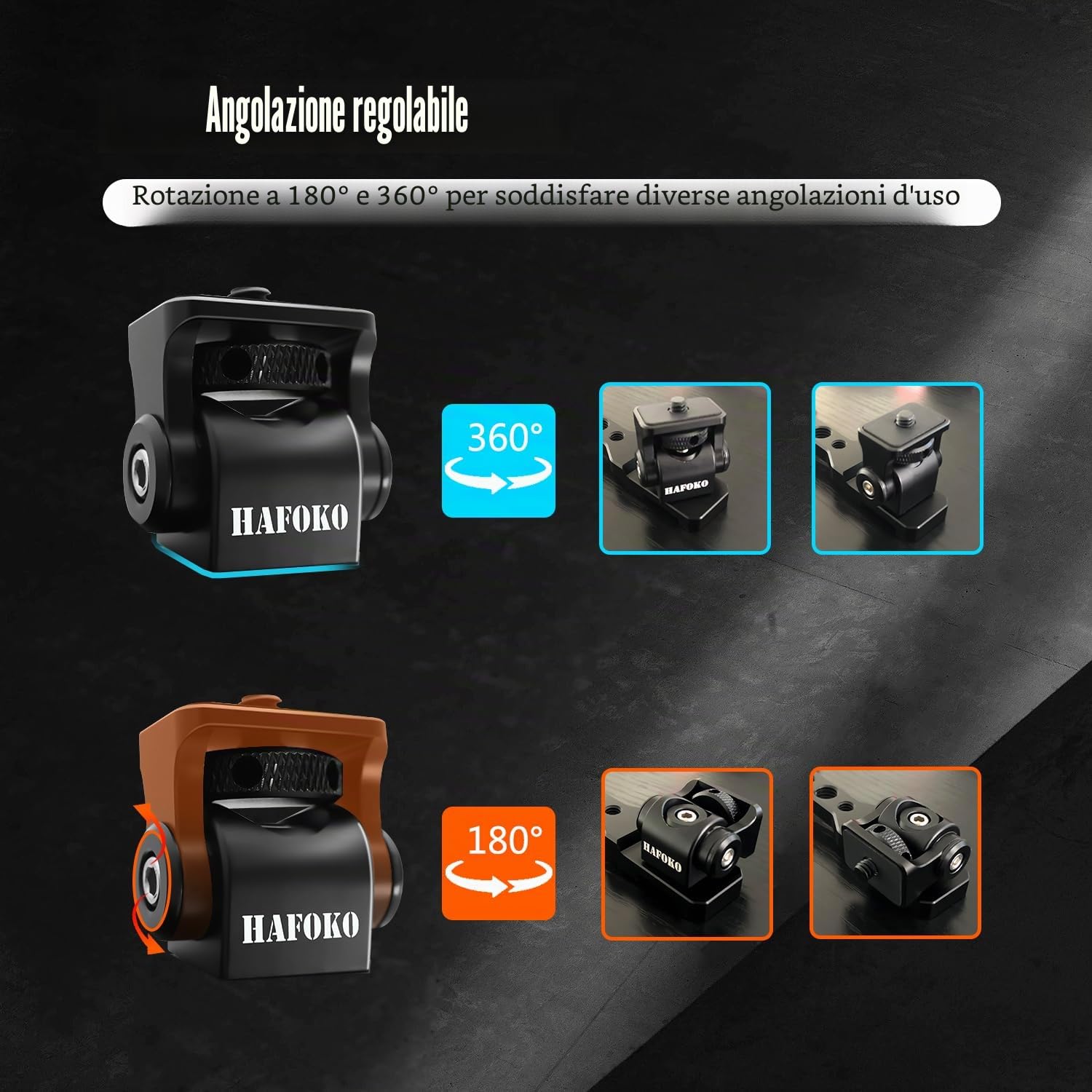 RS4 Gimbal Monitor Monta RS3 Telefono Montare Estensione Maniglia Metallo con 1/4" Freddo Scarpa Compatibile per DJI RS4/RS4 PRO/Ronin S3 /RS3 PRO/Ronin S3 Mini/RS2/RSC2 Gimbal Stabilizza
