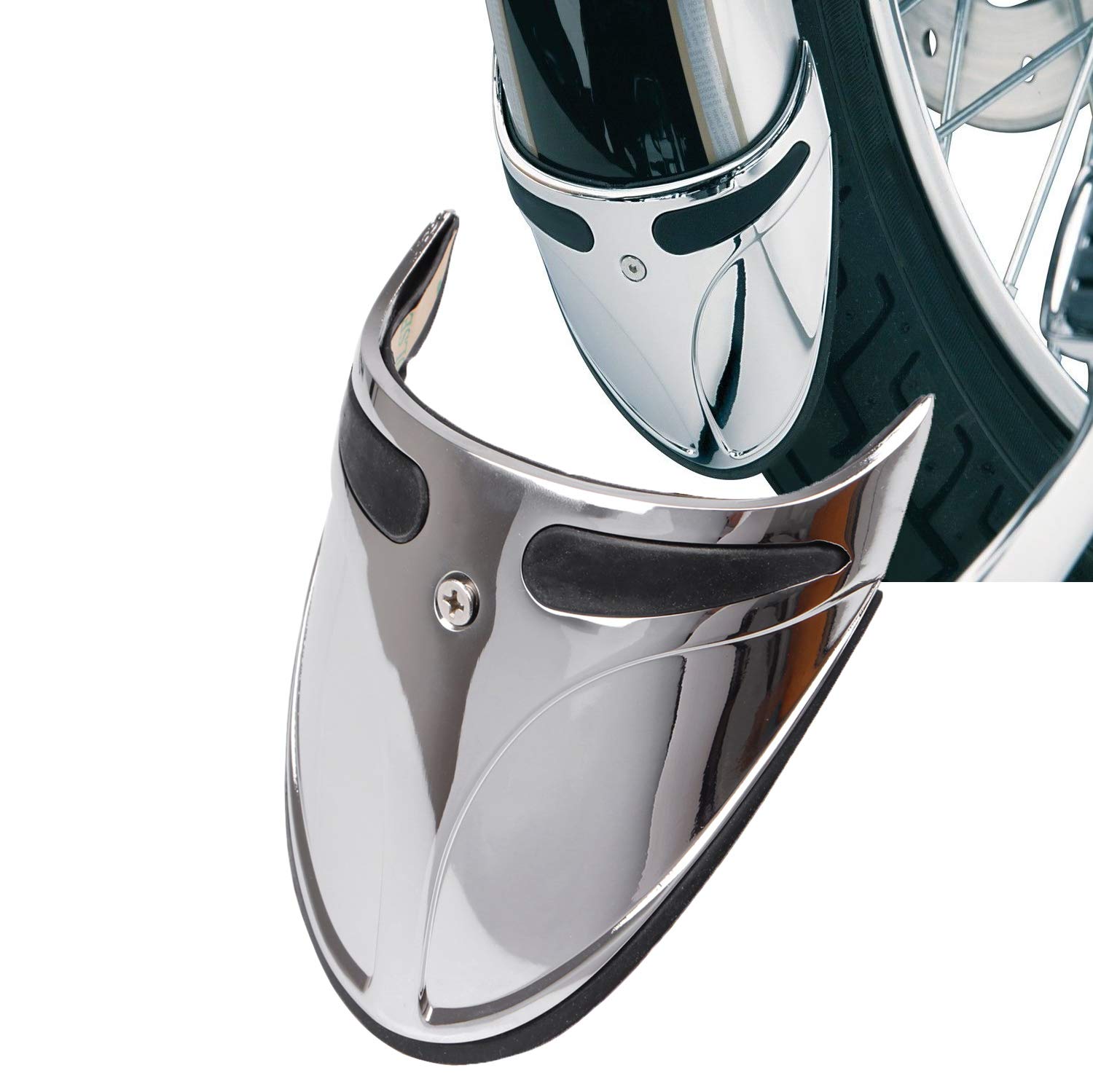 Amazon | Bid4ze 9016 オートバイフェンダー 拡張泥フラップトリム