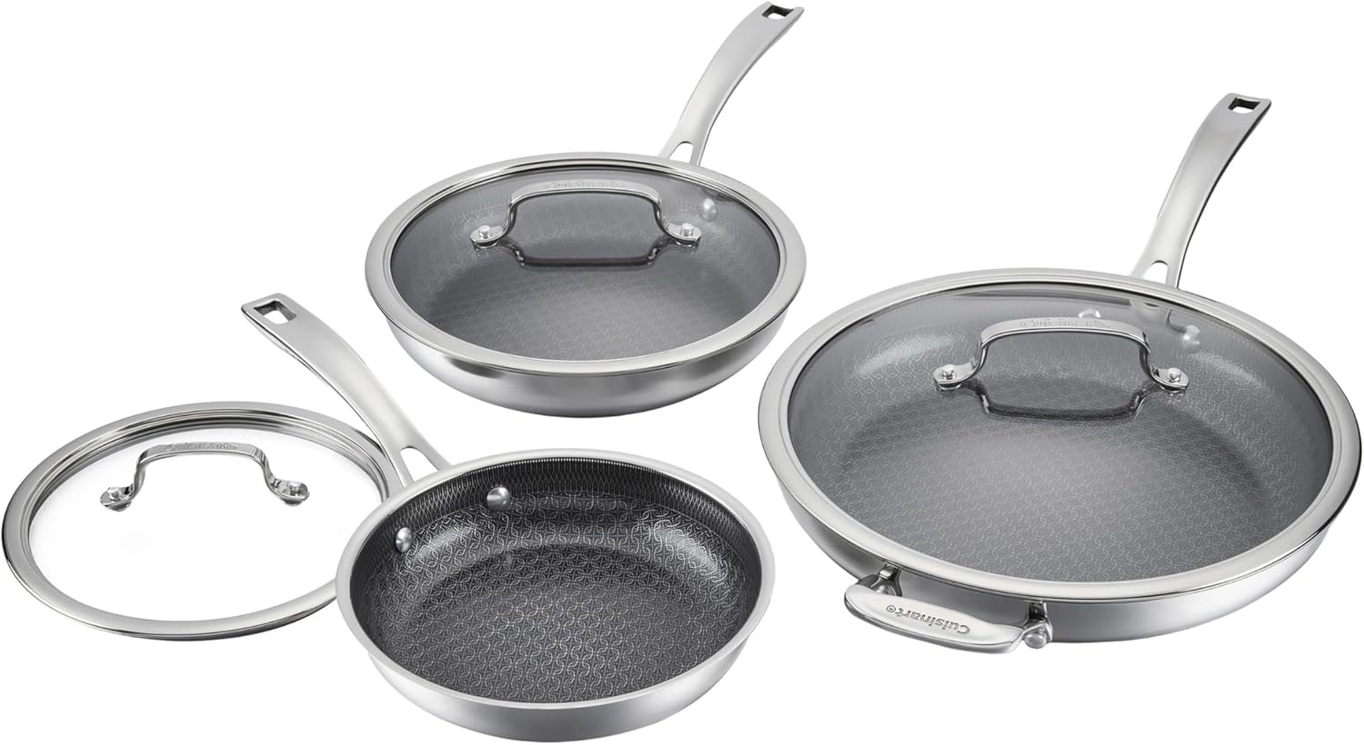Cuisinart 6-Piece Nonstick Cookware Set with Cool Grip Handles Cuisinart 6-Piece Nonstick Cookware Set with Cool Grip Handles