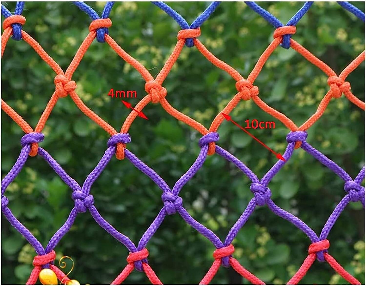 Kayziu Light Zcx Climbing Rope Protective Rope Netting Safety Net Outdoor Climbing Net For Kids Anti-Fall Net For Treehouse Playground Scramble Net Rope (Size : 1 * 2M(3.3 * 6.6Ft))