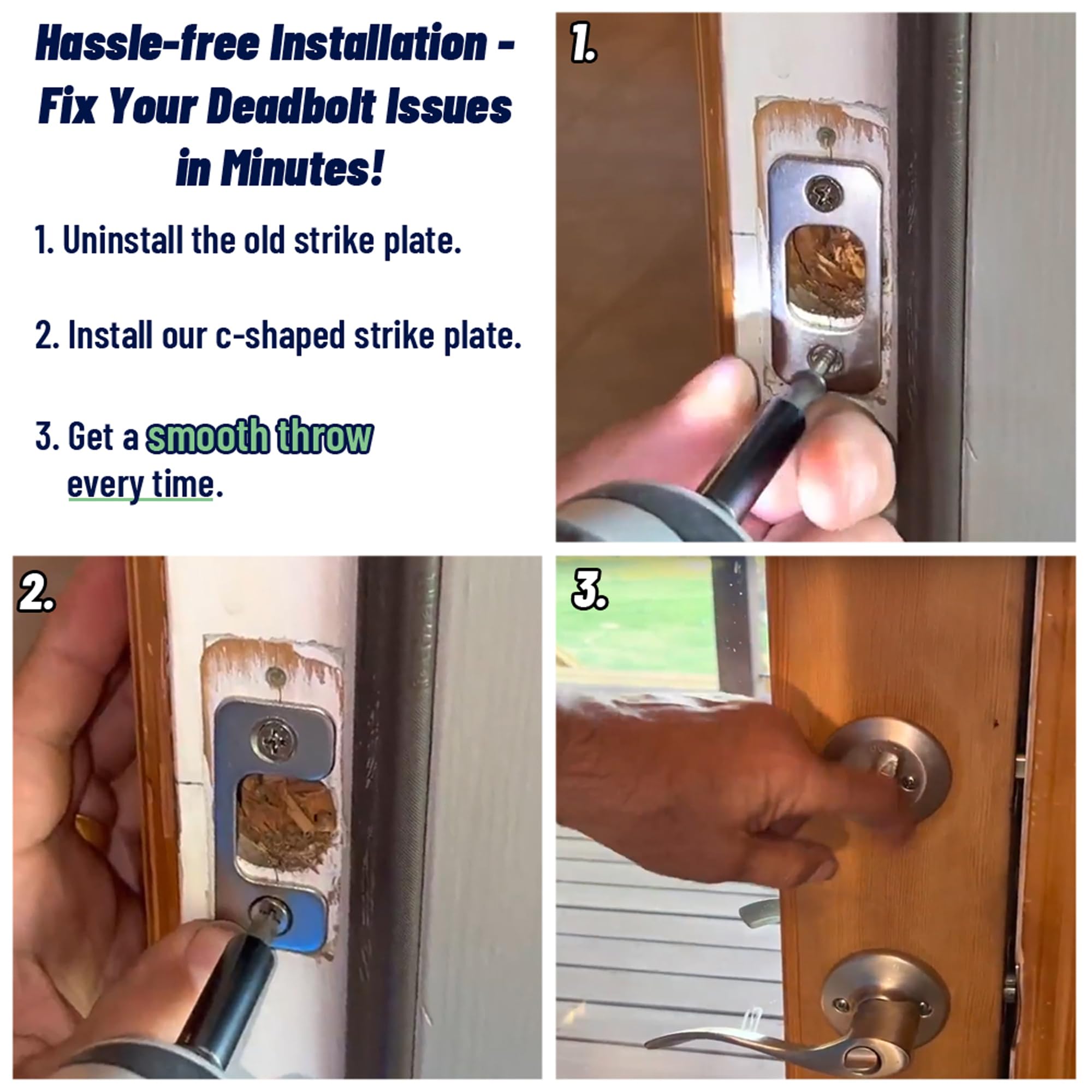 How to Install a Strike Plate for a Deadbolt Lock: Easy Step-by-Step Guide