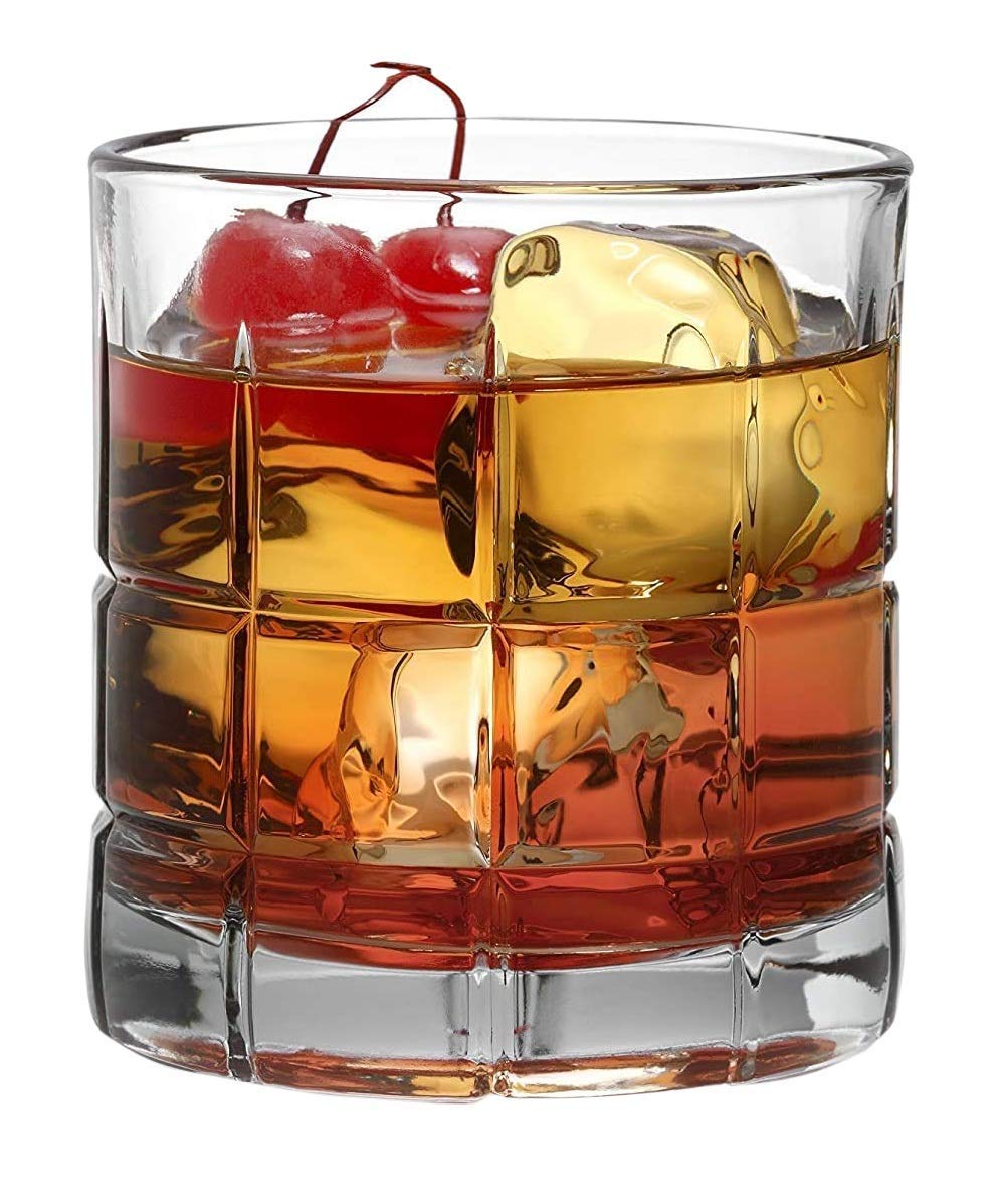 Elegant Whiskey Glasses Set - Crystal Bar Glasses -11