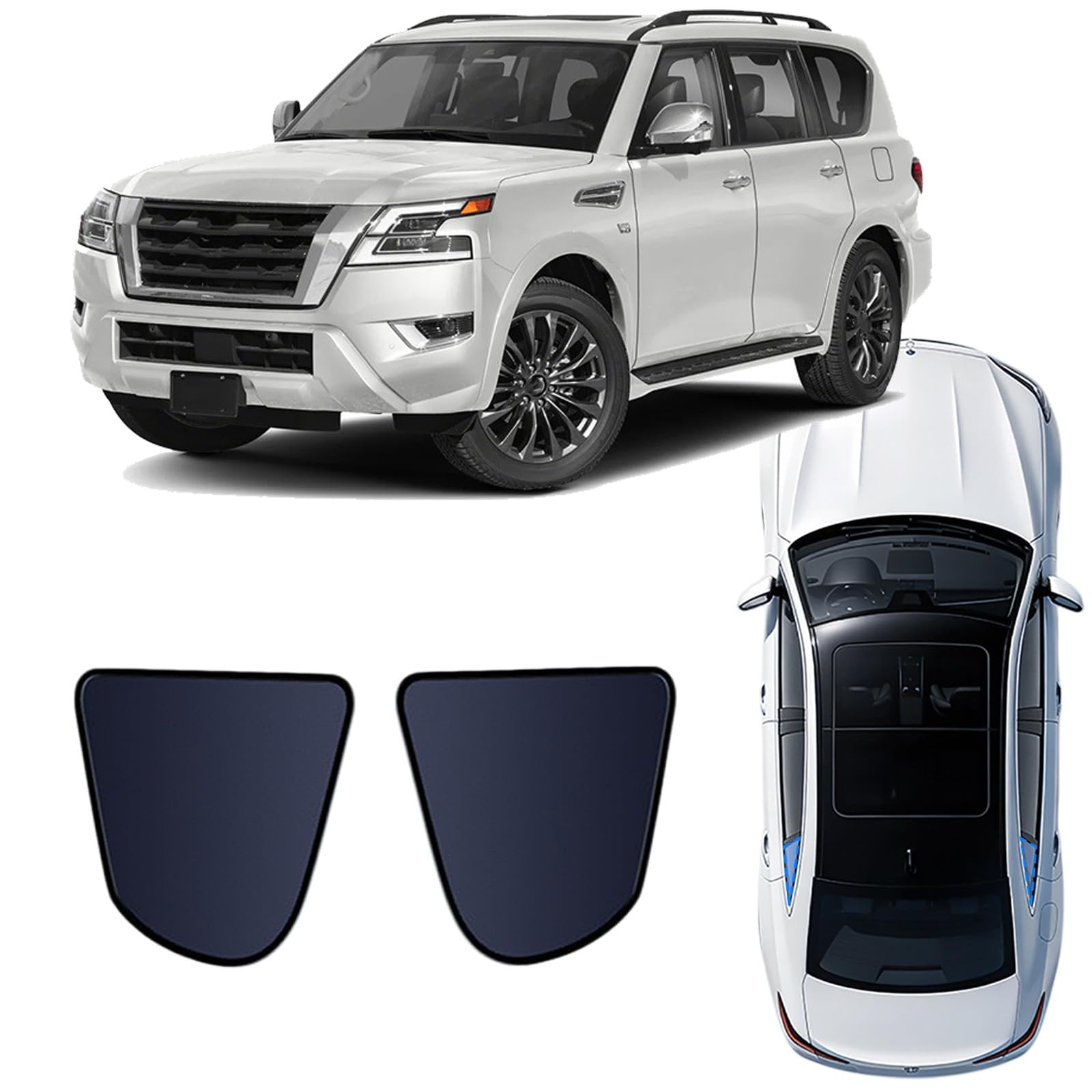 Pare soleil voiture interieur Nissan Patrol rideaux magnétique pliable