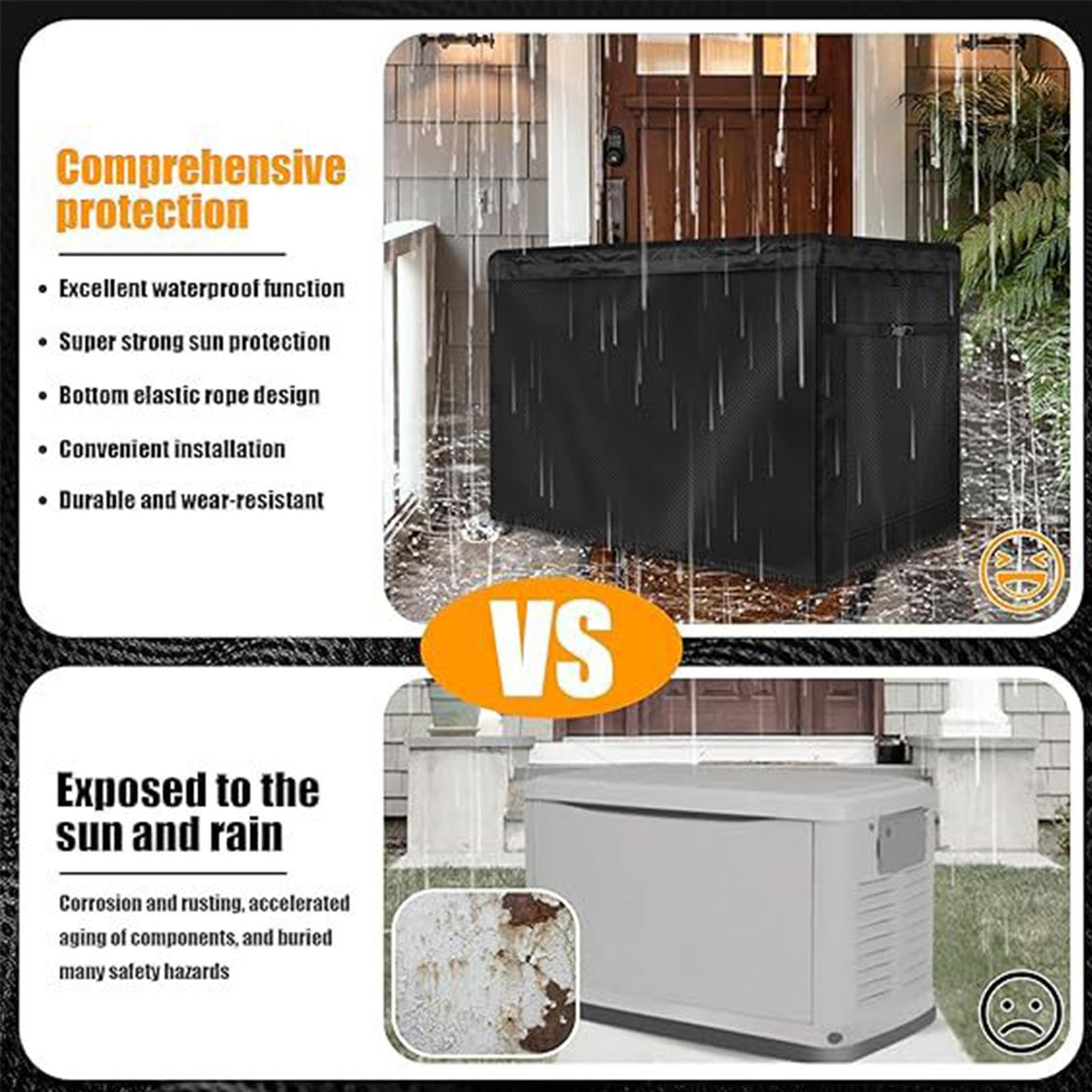 para generador exterior Oxford 420D a prueba de polvo