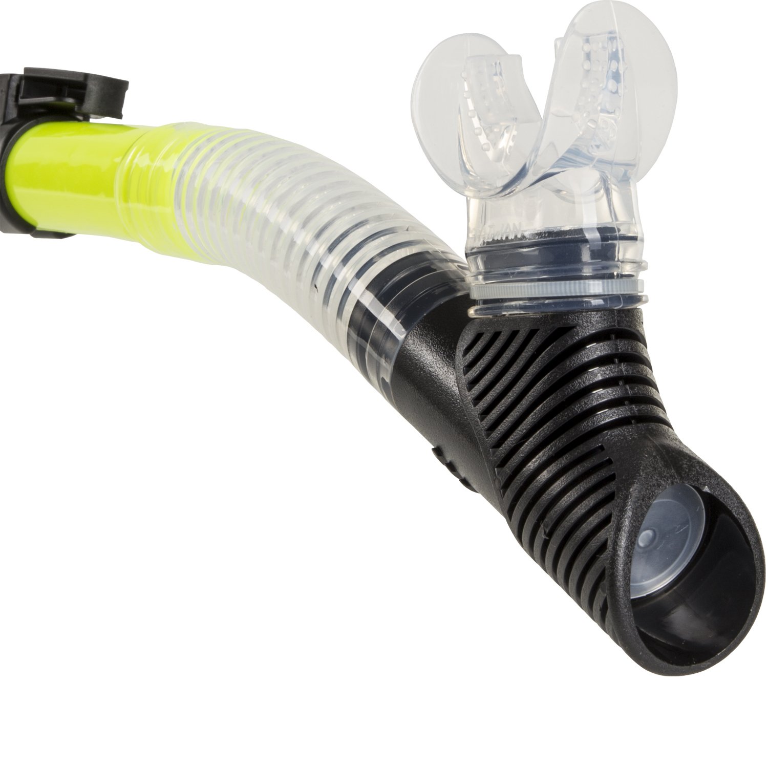 IST Dry Top Soft Flex Tube Drop Away Snorkel (Neon Yellow)