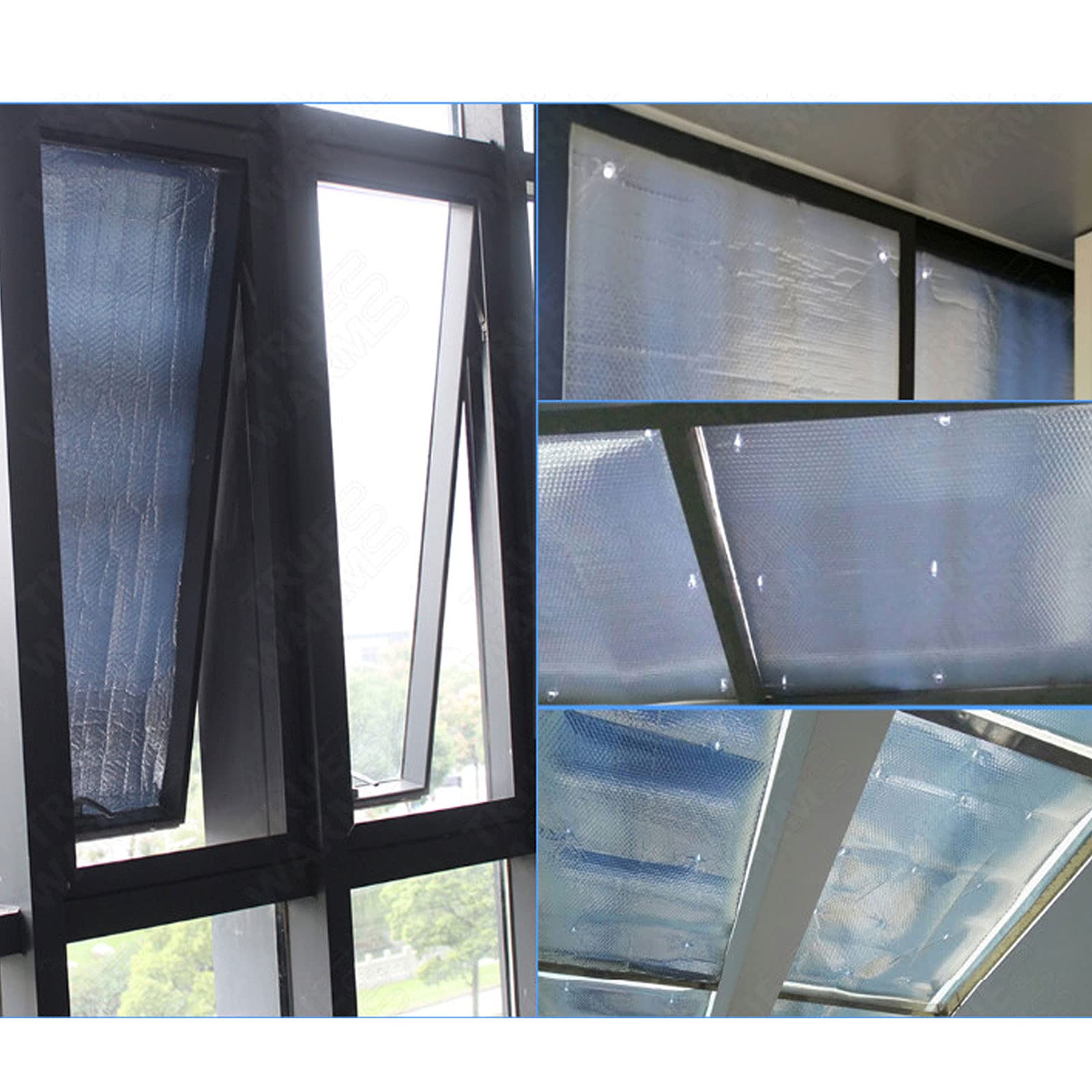 Réflecteur Radiateur Radiateur Chaleur Réflecteur Feuille Isolation Rouleau Double Bulle Réfléchissant Feuille Isolation Film Multifonctionnel Imperméable Soleil Protection Rouleau Radiateur Isolatio