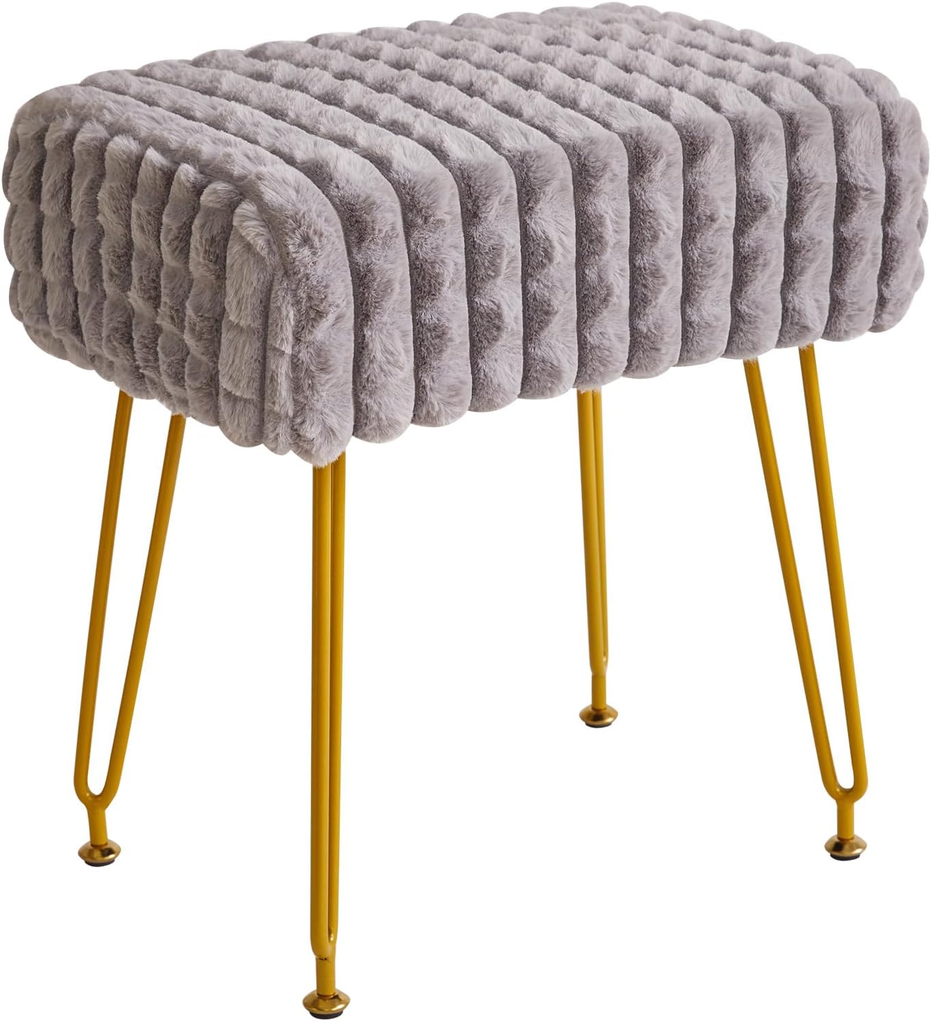 Amazon.com: IBUYKE Rectangular Footrest Stool Ottoman, Makeup Vanity ...