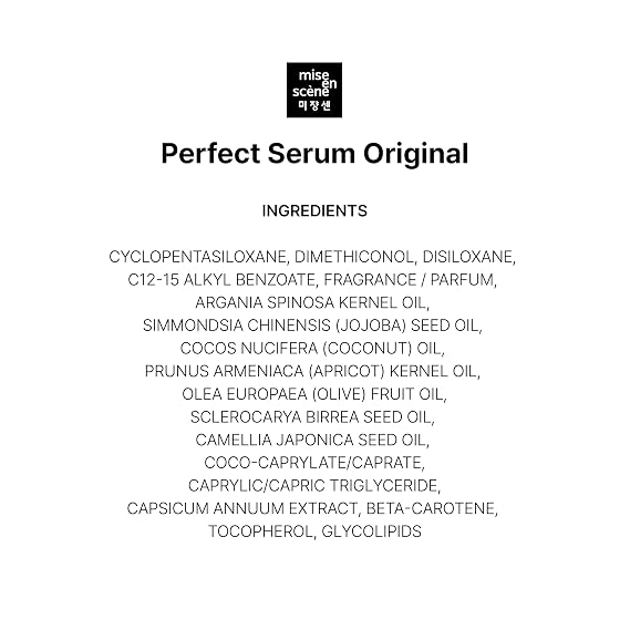 Mise En Scene 3 Min Korean Hair Mask - Perfect Serum Super Rich 3 Min Salon Pack - Strengthening and Hydrating, Korean HairCare, Hair Balm Texture 10.14 Fl Oz.