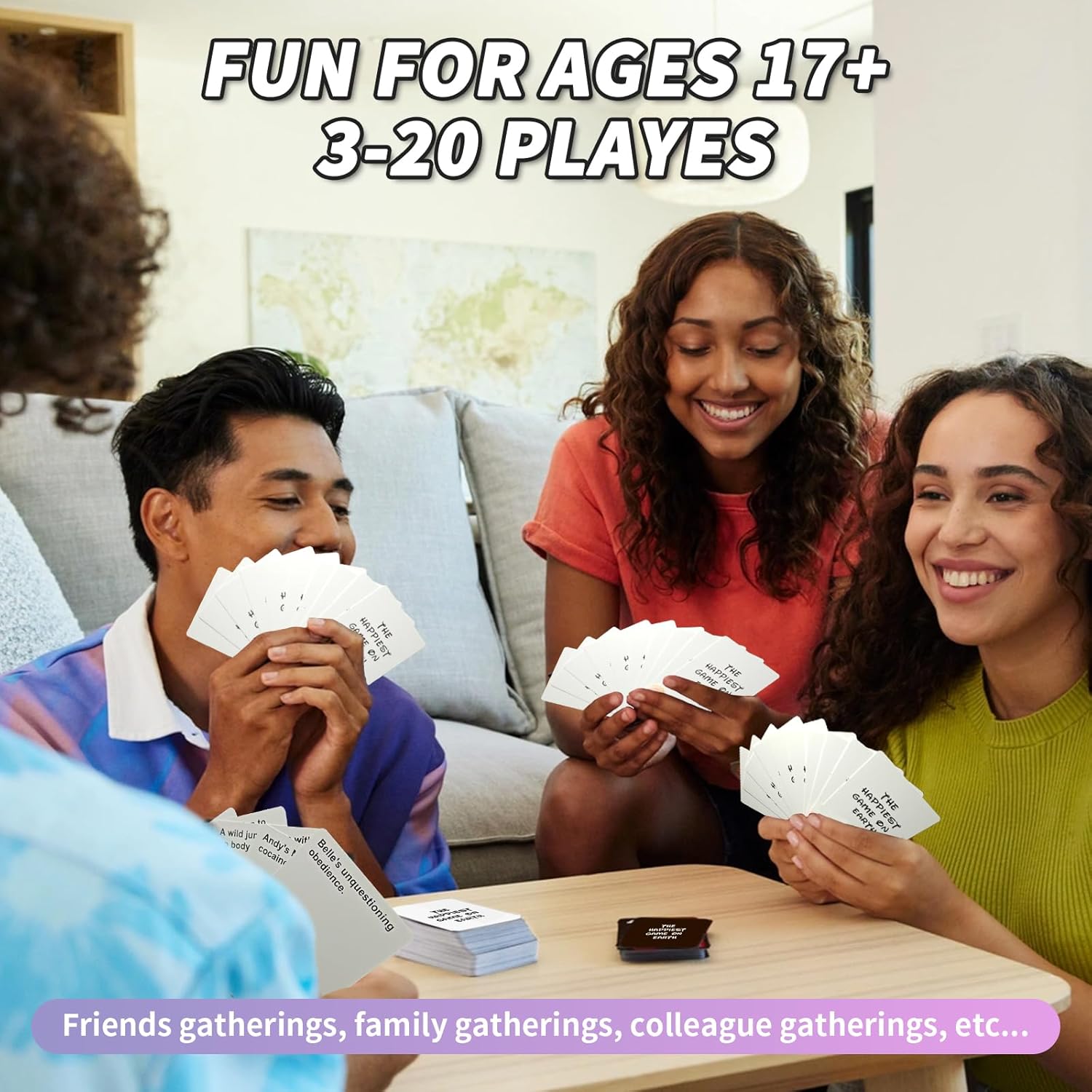The Happiest Game on Earth - Adult Party Card Game & Family Board Game for Game Nights, Birthdays, Bachelor Bachelorette Parties, Friends Gatherings (Purple Edition)